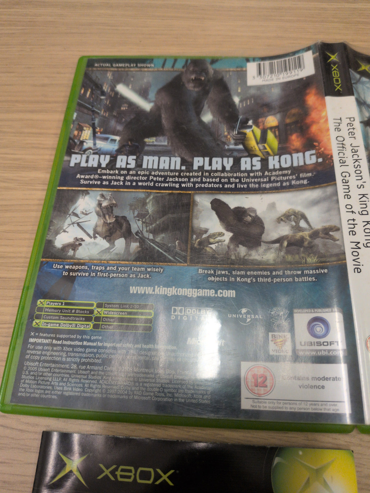 Peter Jackson's King Kong original Xbox game
