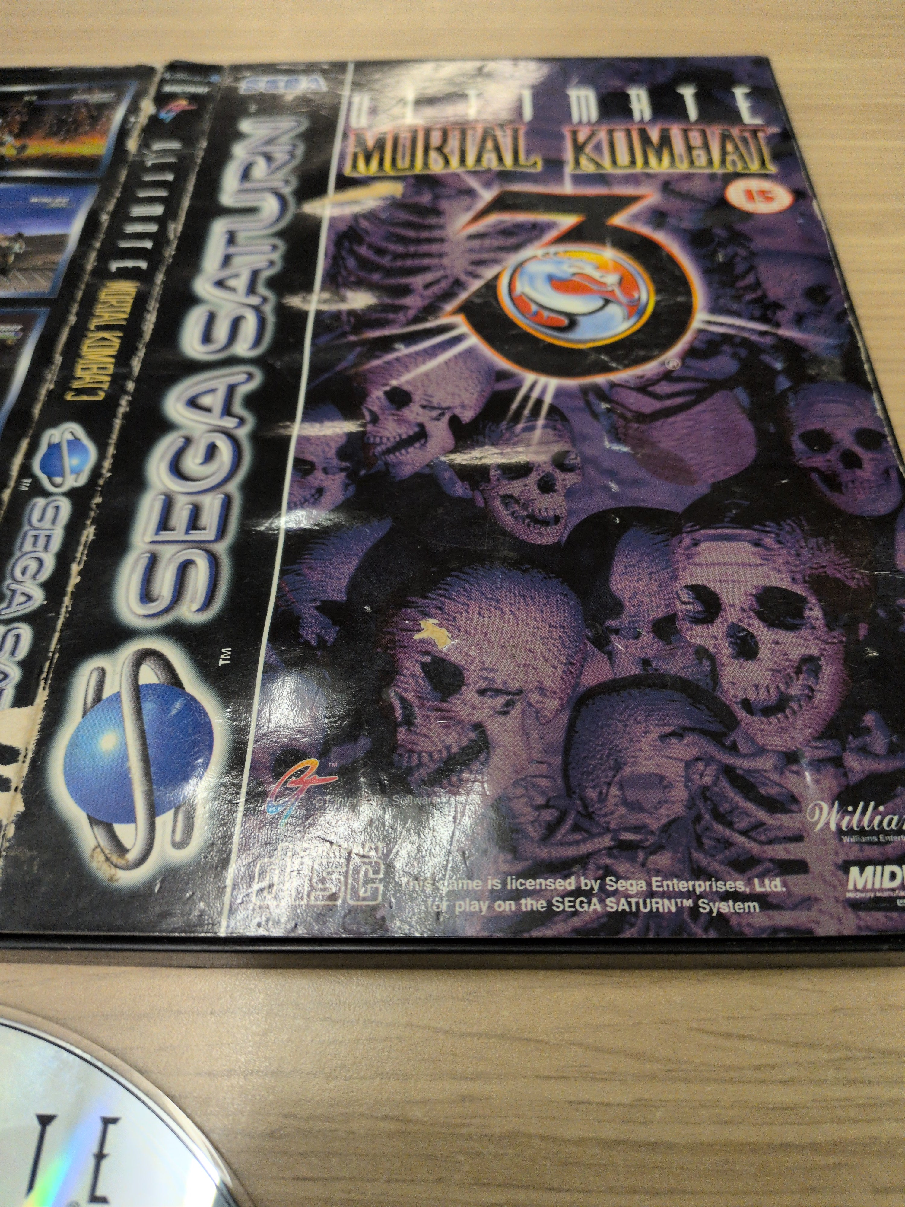 Ultimate Mortal Kombat 3 Sega Saturn game