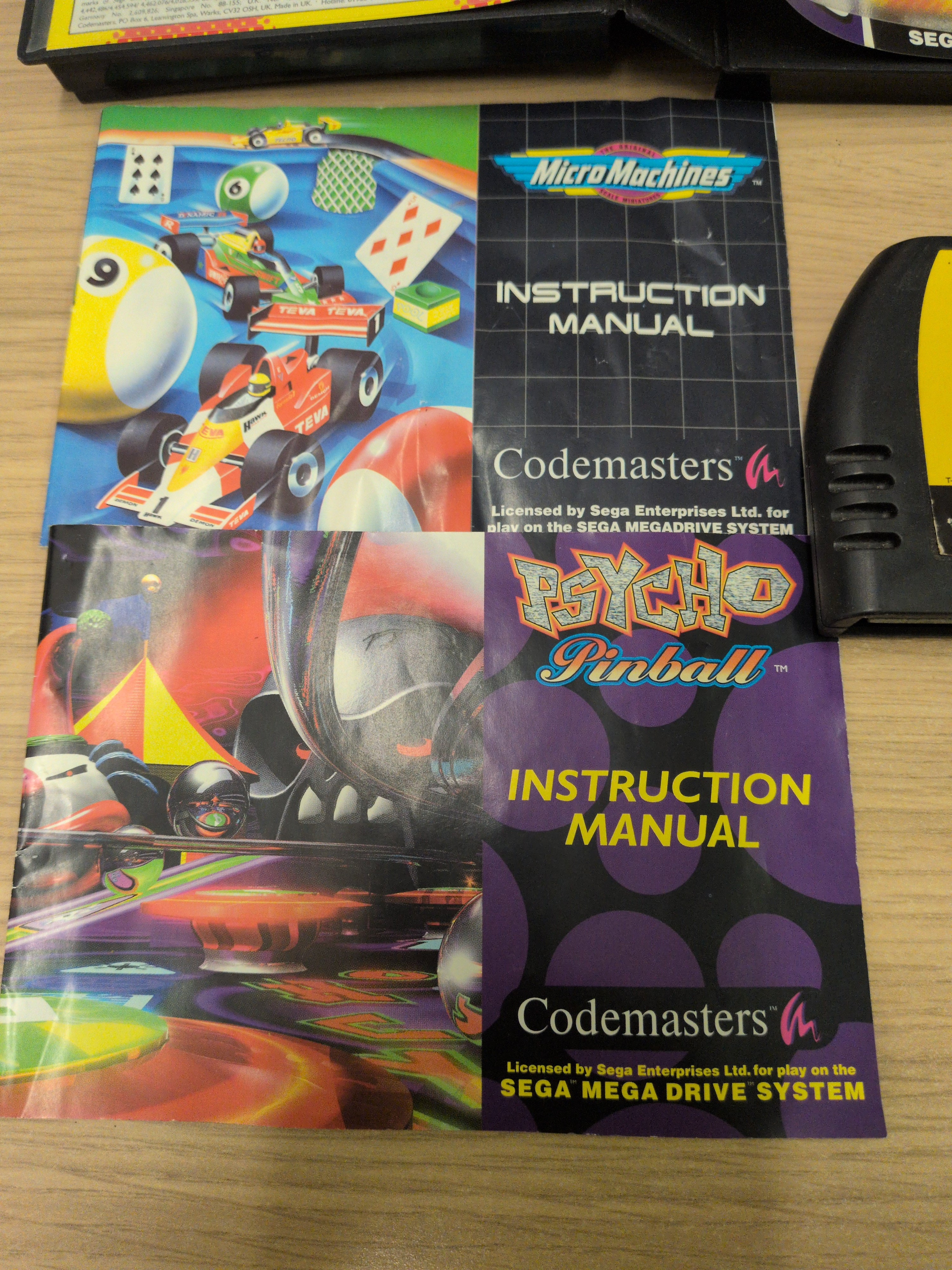 Double Hits Micro Machines & Psycho Pinball Sega Mega Drive game