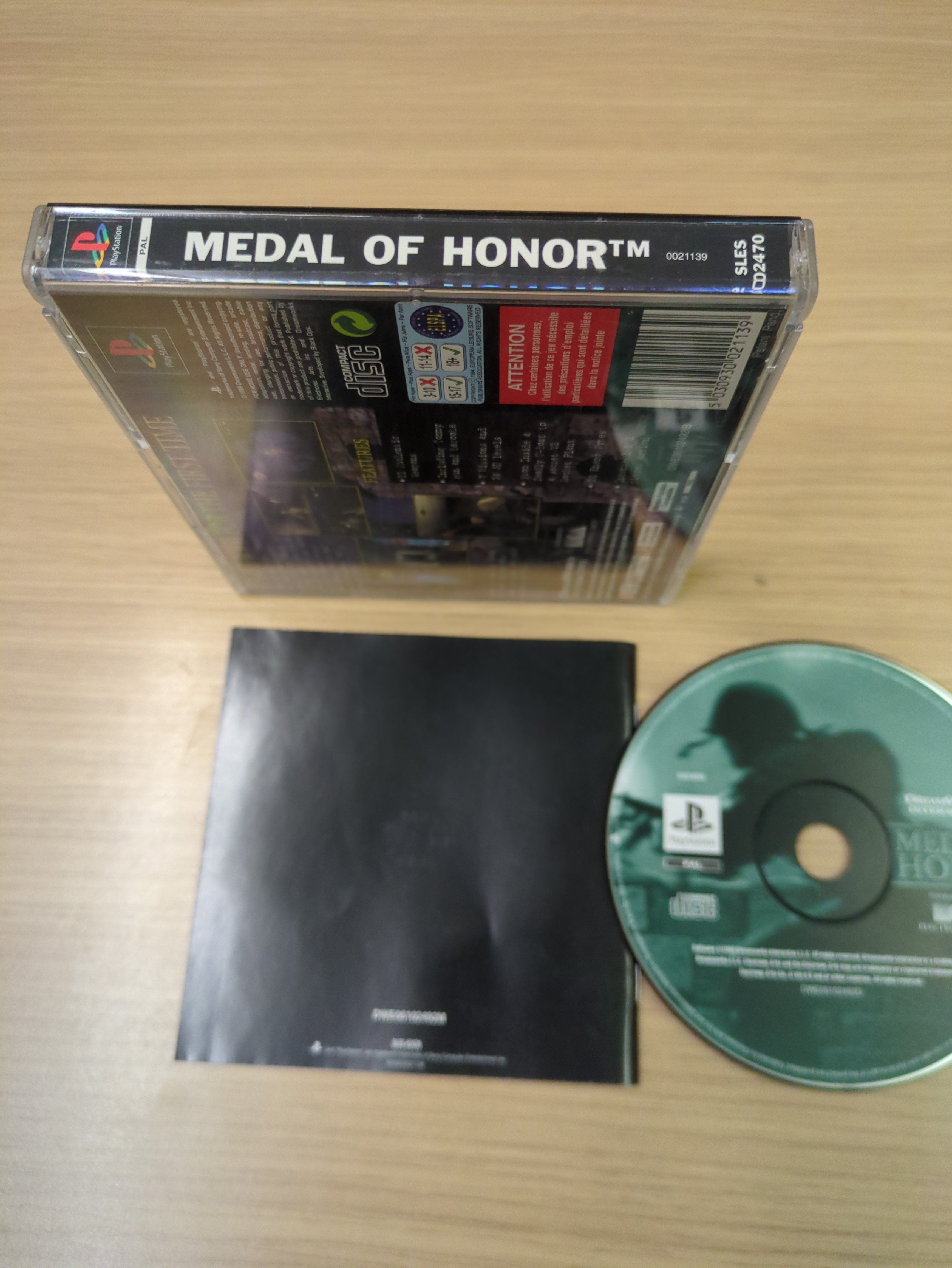 Medal of Honor Sony PS1 game