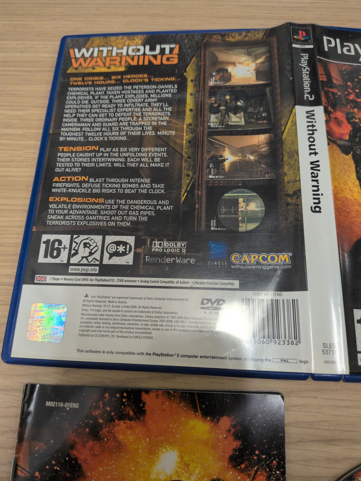 Without Warning Sony PS2 game