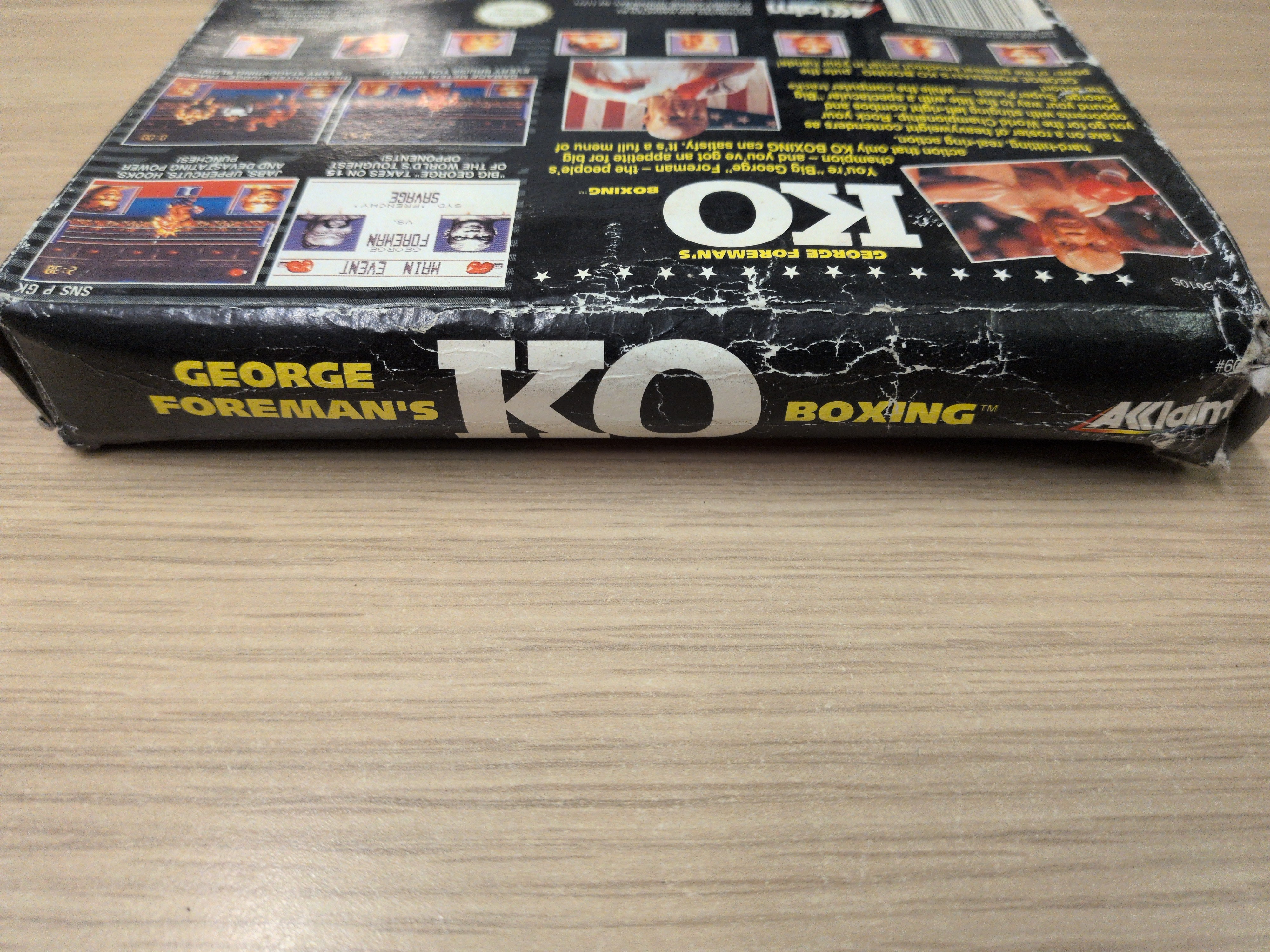 George Foreman's KO Boxing Snes game NTSC