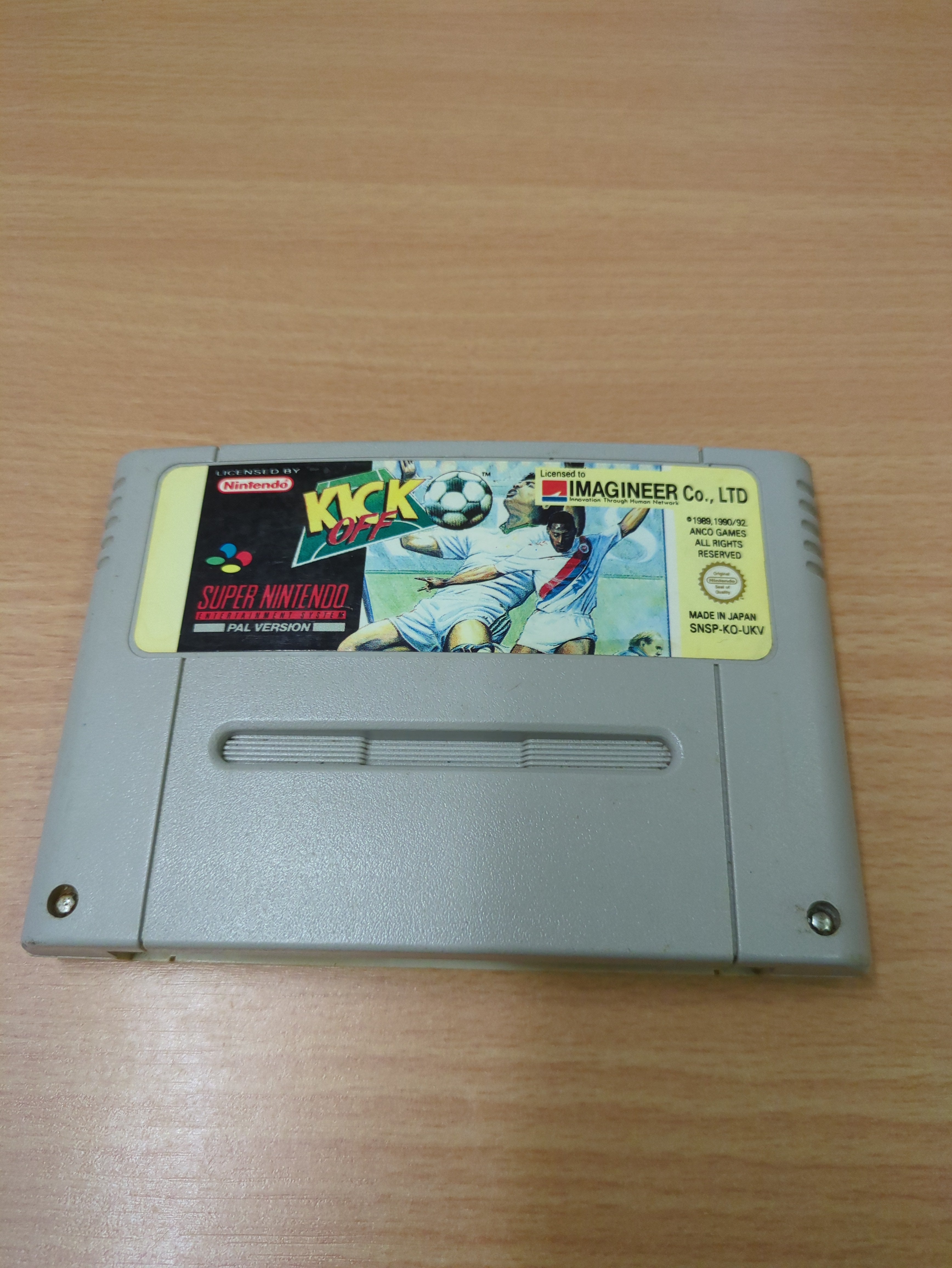 Kick Off Super Nintendo SNES game Cart Only