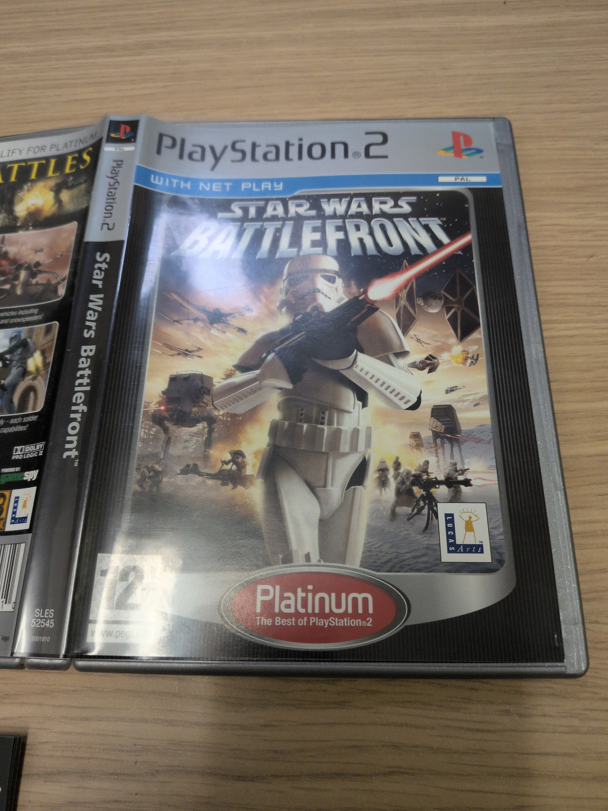 Star Wars Battlefront Platinum Sony PS2 game
