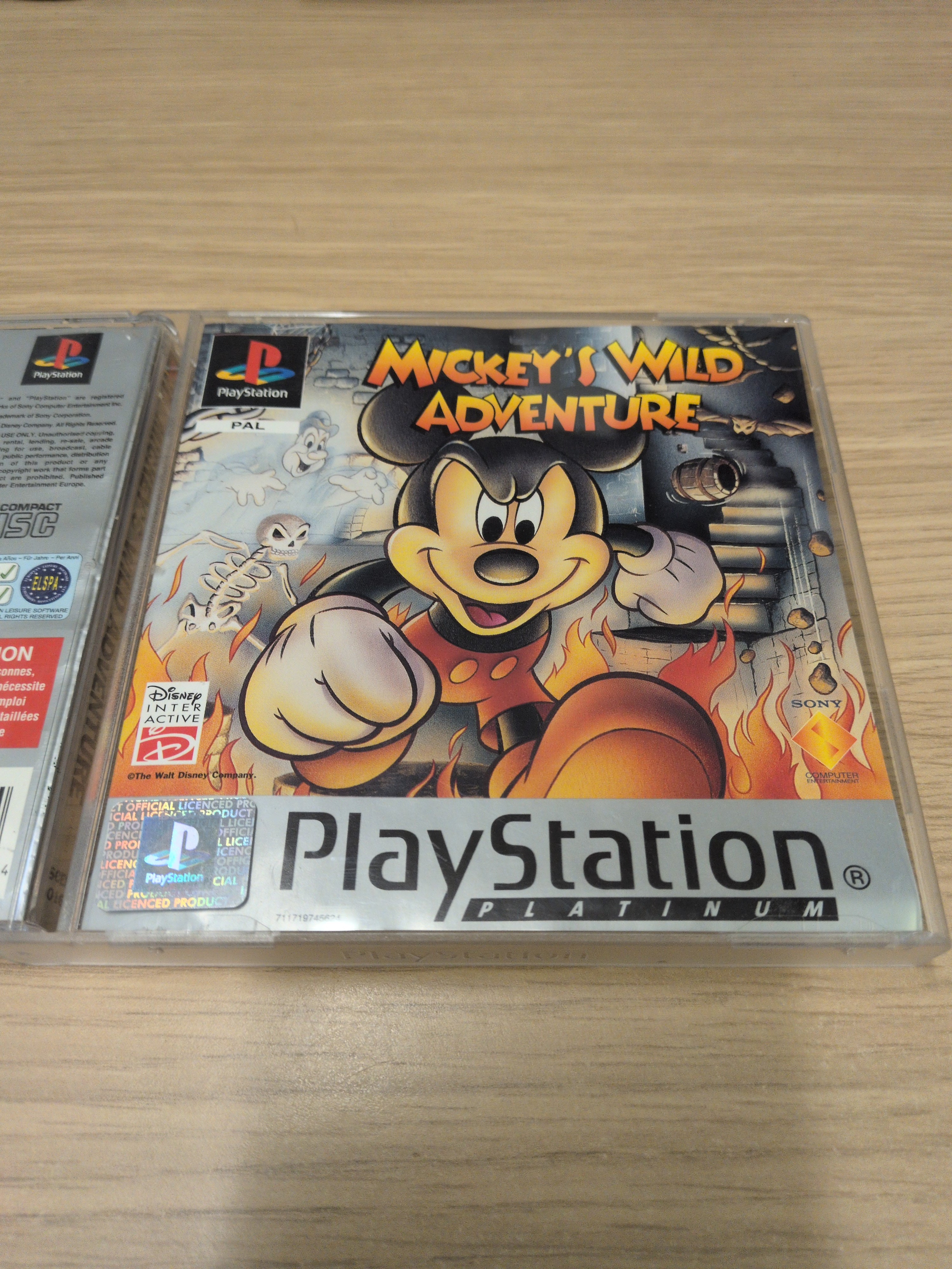 Mickey's Wild Adventure Platinum Sony PS1 game