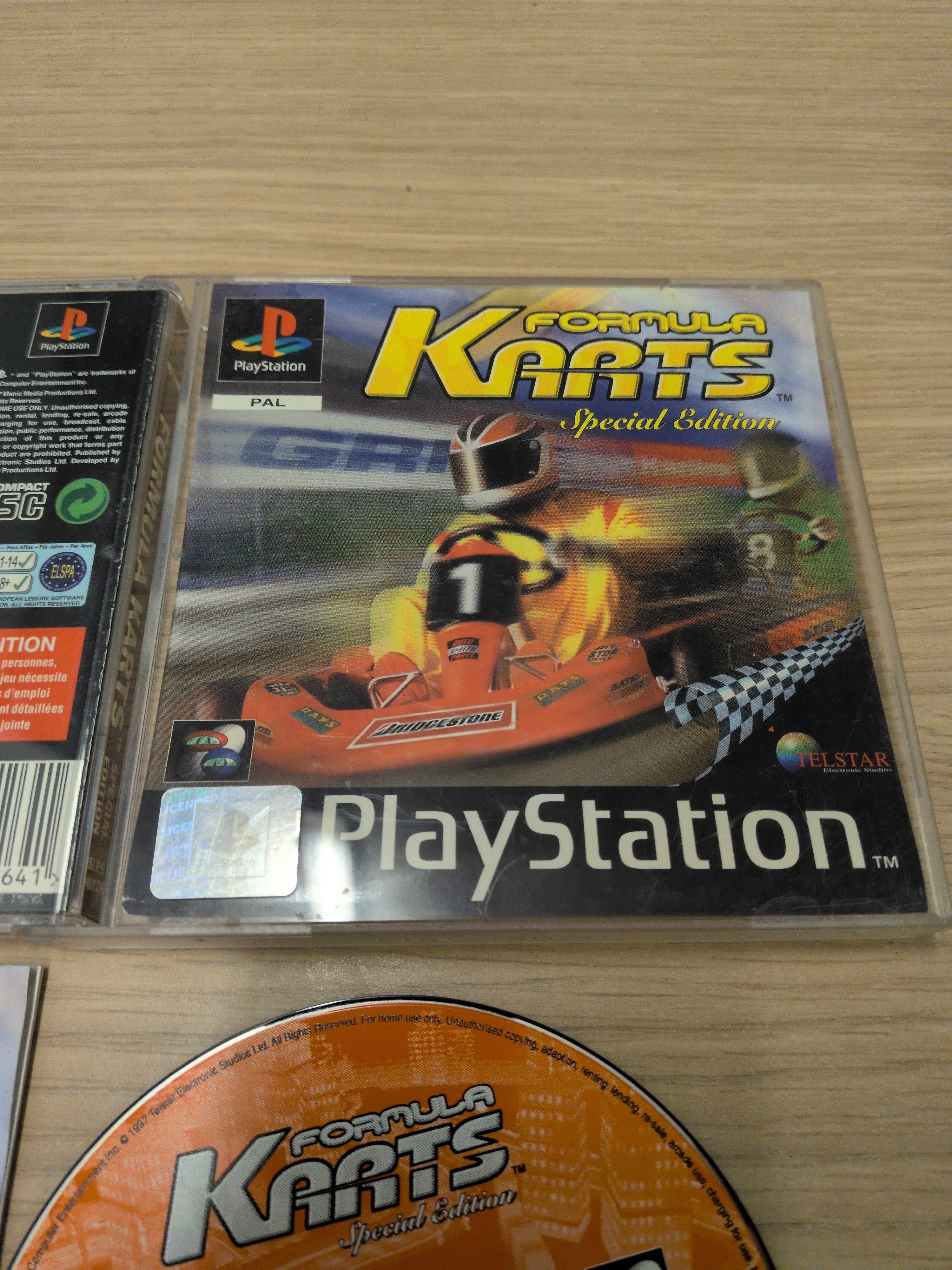Formula Karts Special Edition Sony PS1 game