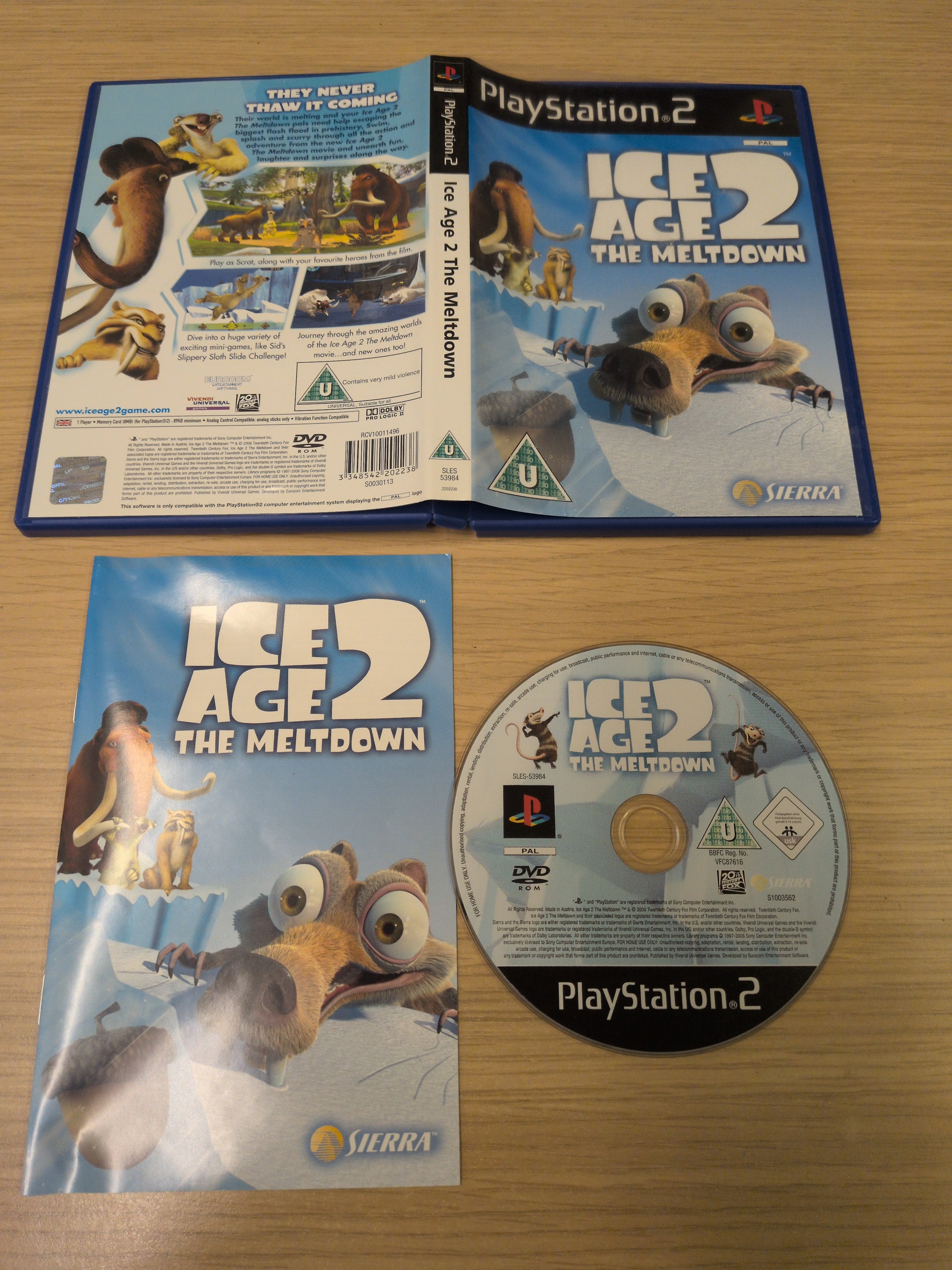 Ice Age 2: The Meltdown Sony PS2 game