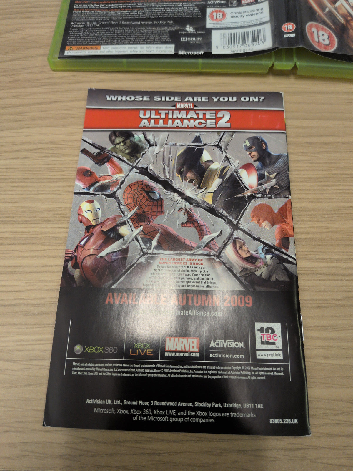 X-men Origins Wolverine Uncaged Edition Xbox 360 game