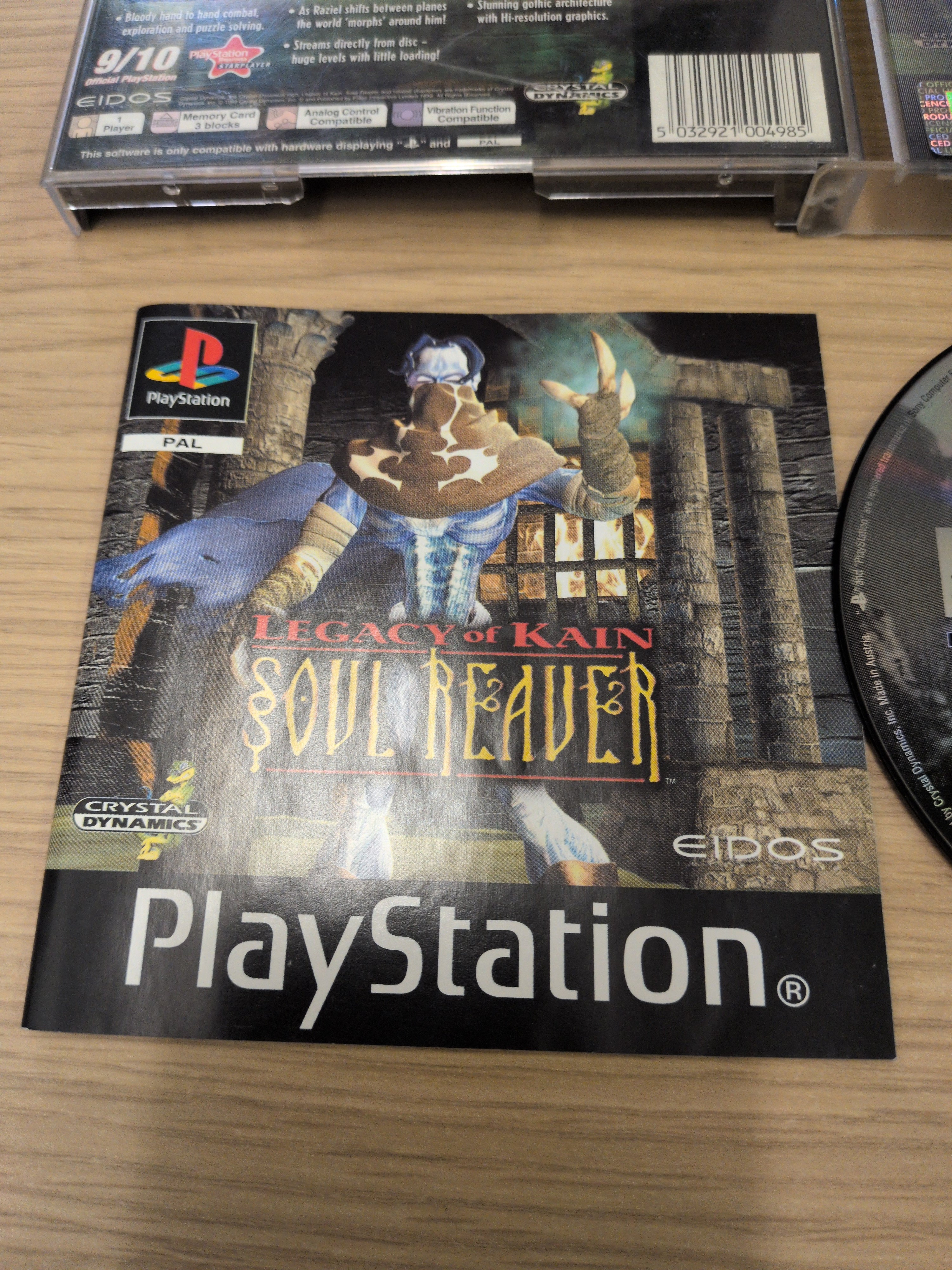 Legacy of Kain Soul Reaver Sony PS1 game