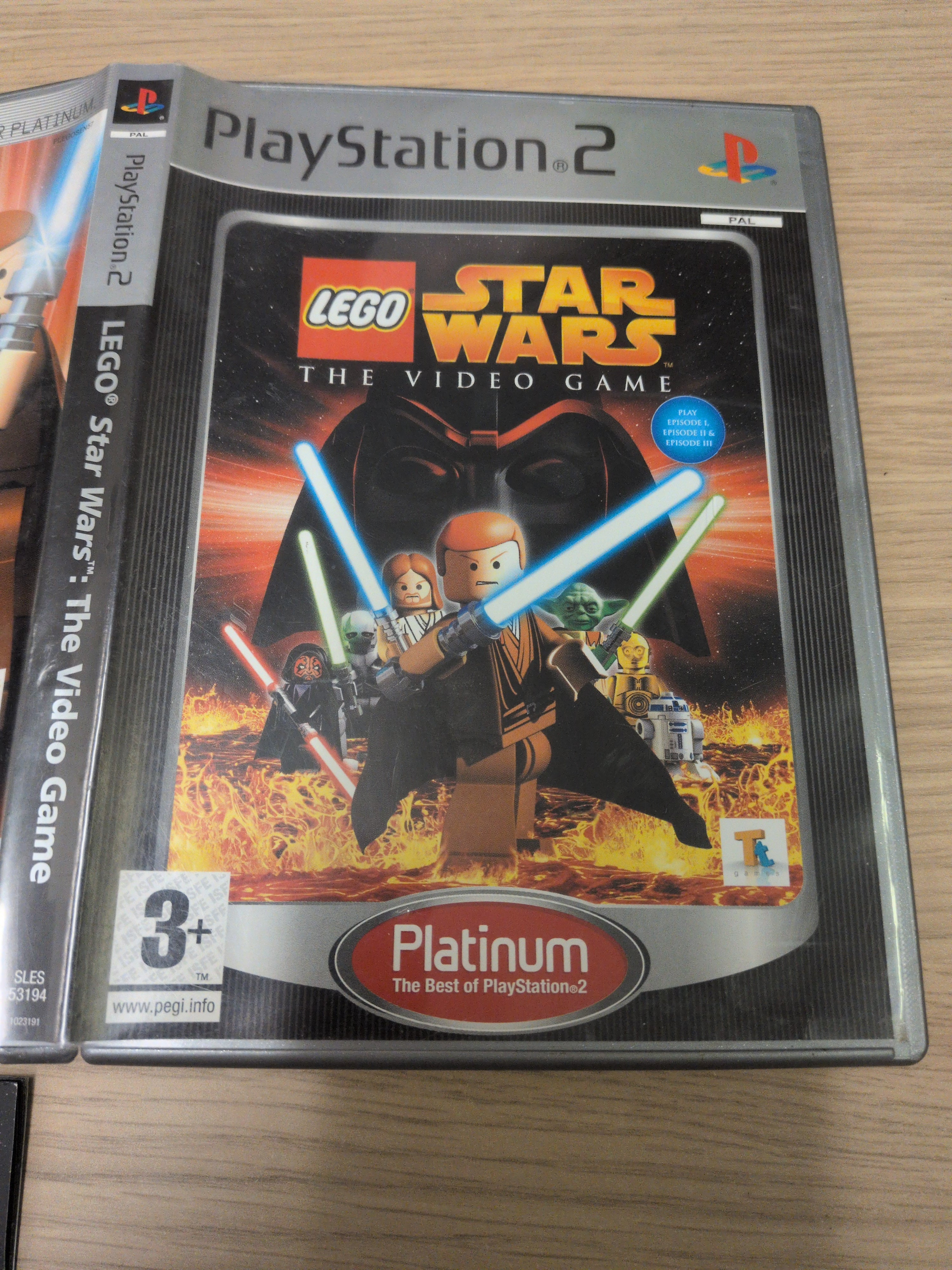 LEGO Star Wars The Video Game Platinum Sony PS2 game