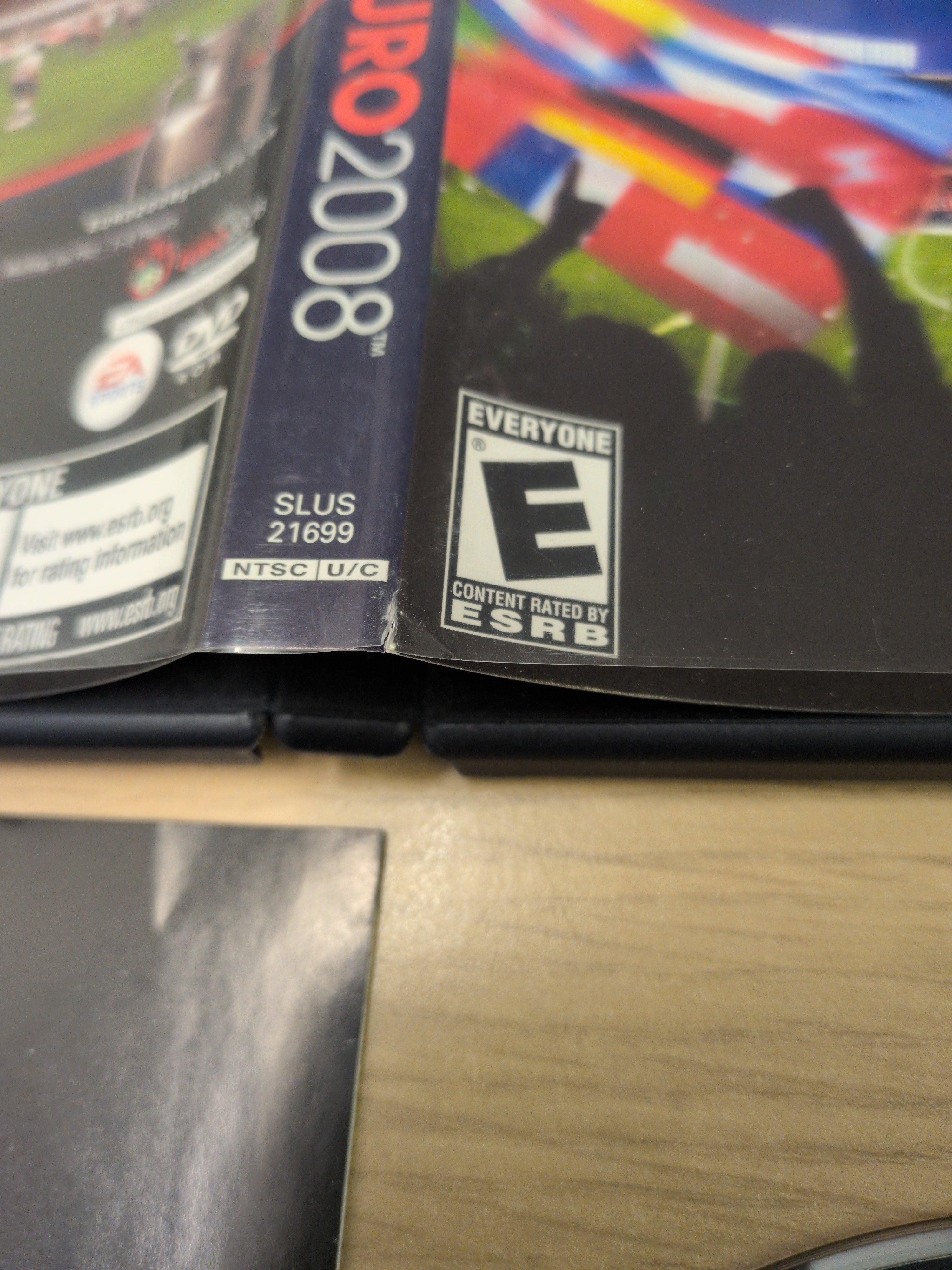 UEFA Euro 2008 Sony PS2 game NTSC