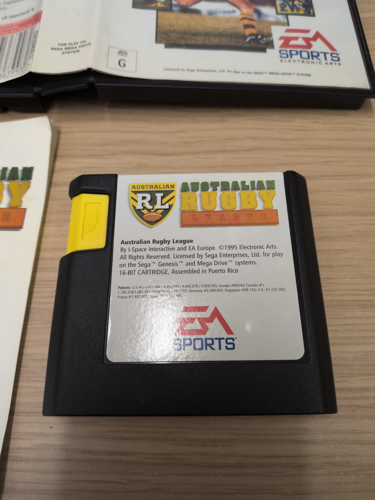 Australian Rugby League Sega Mega Drive game