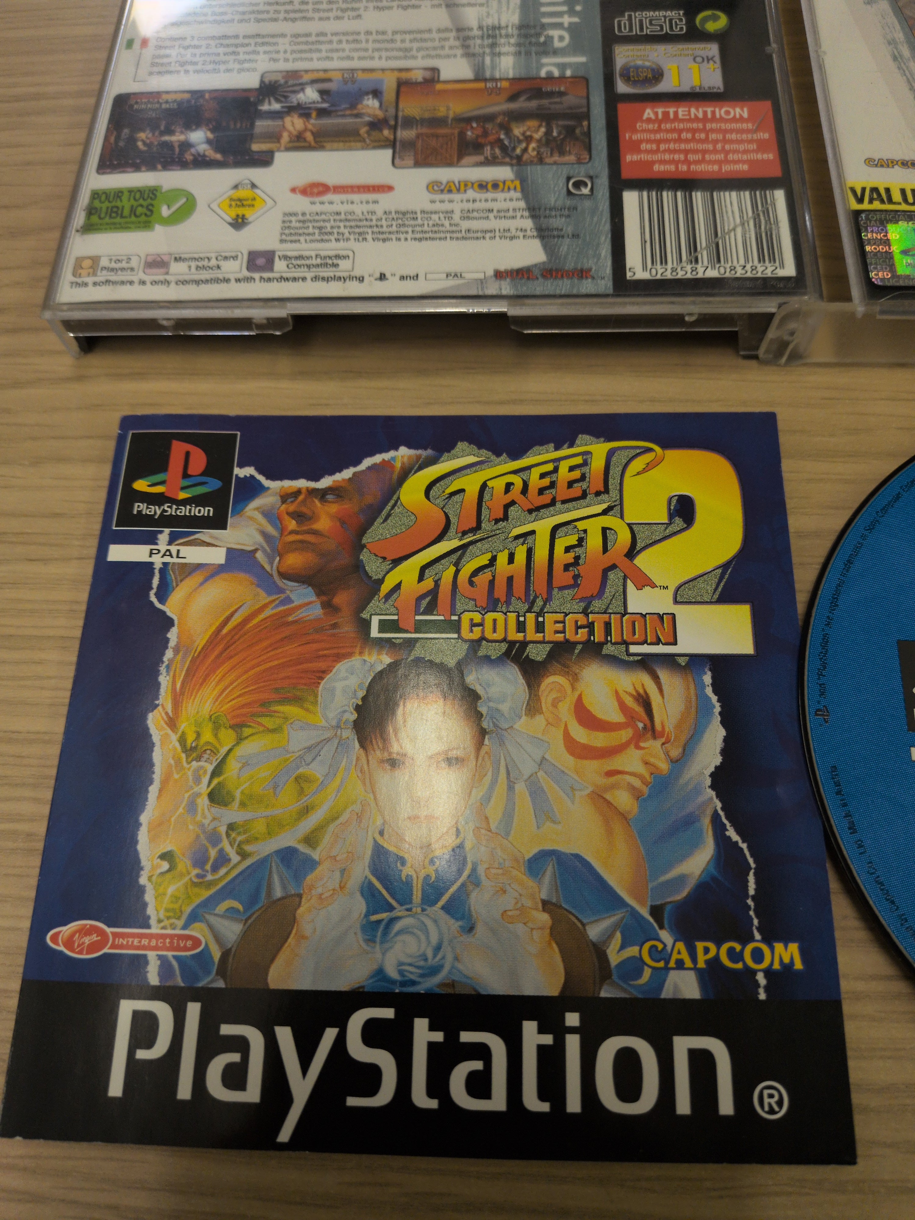 Street Fighter Collection 2 Sony PS1 game
