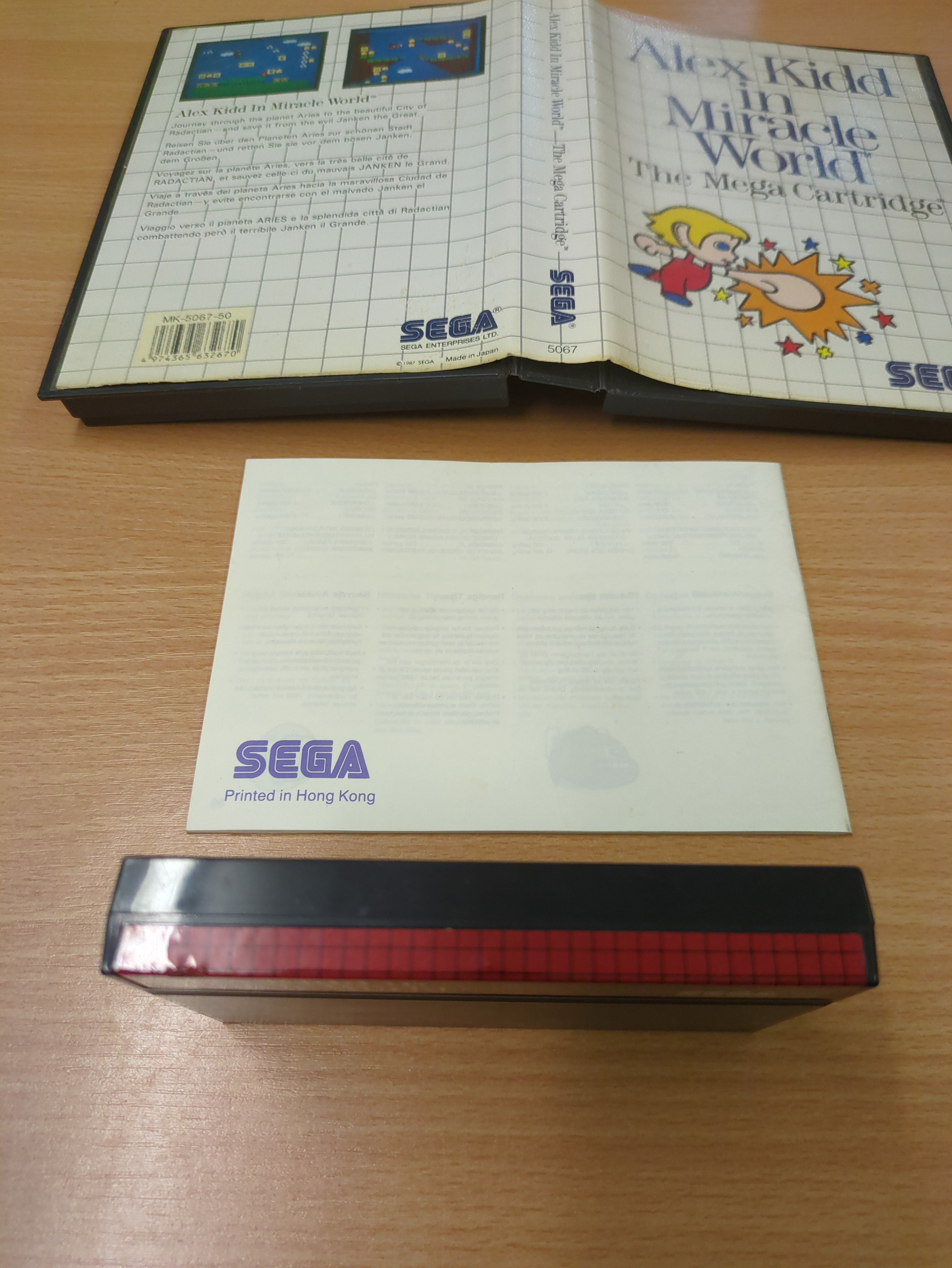 Alex Kidd In Miracle World Sega Master System game