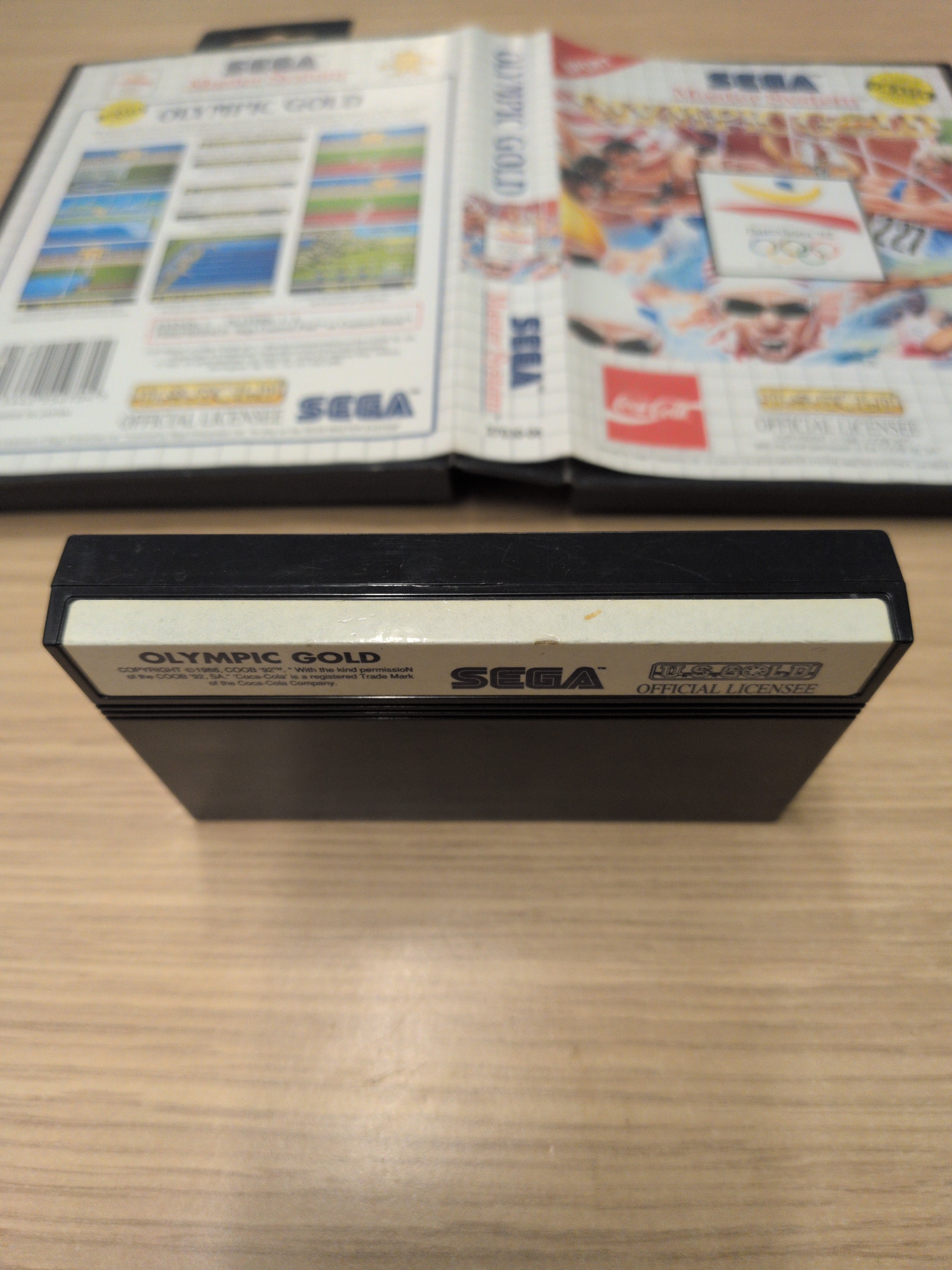 Olympic Gold: Barcelona '92 Sega Master System game