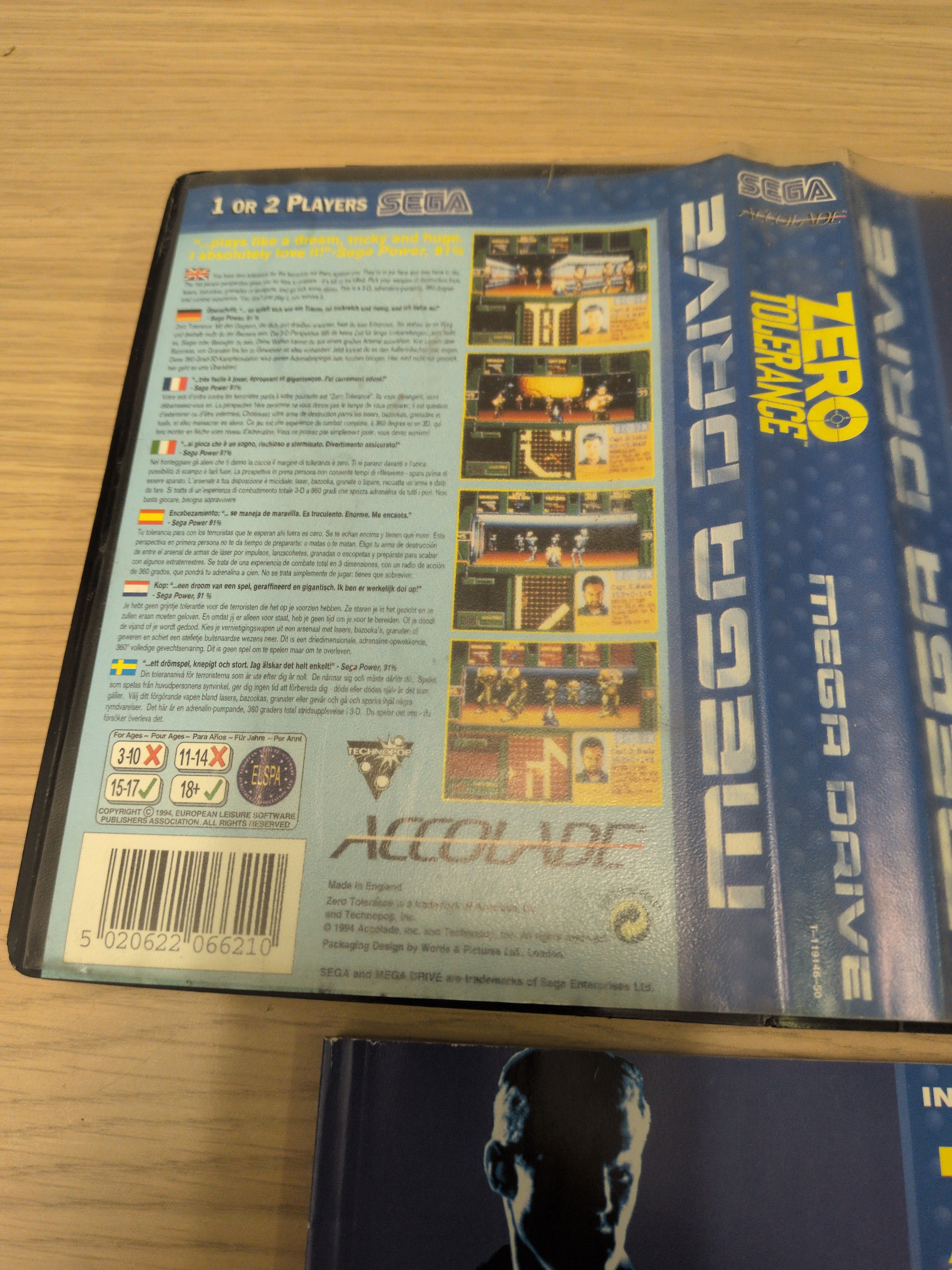 Zero Tolerance Sega Mega Drive game