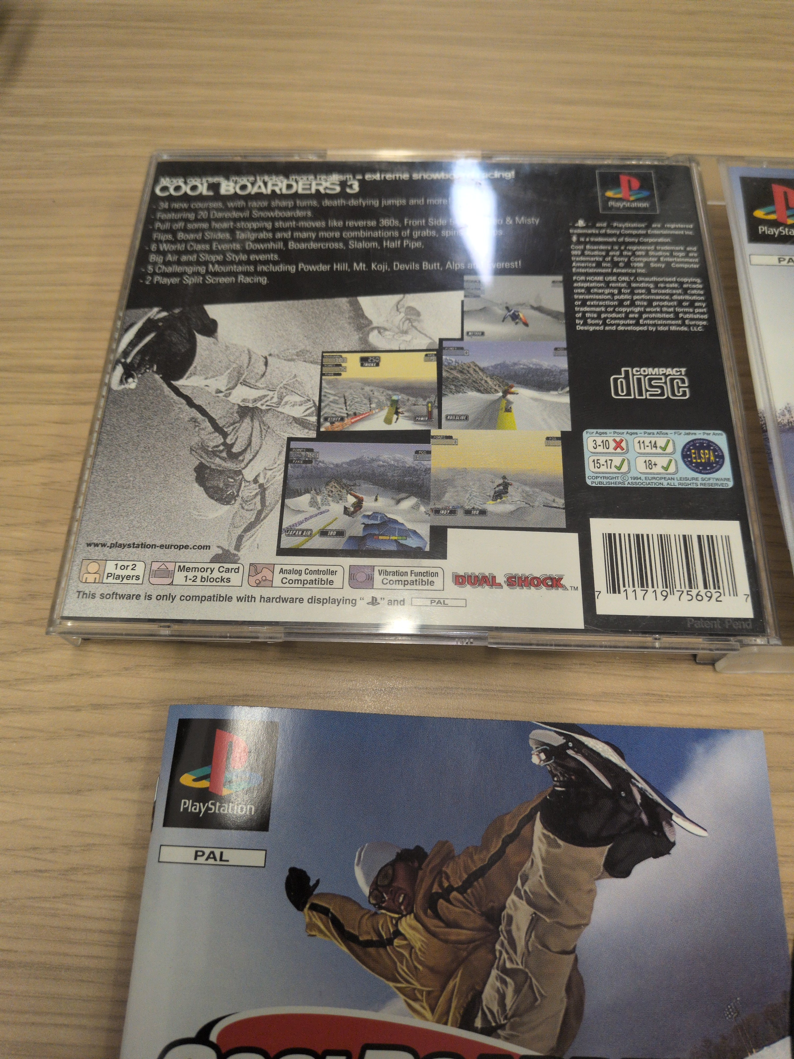 Cool Boarders 3 Sony PS1 game