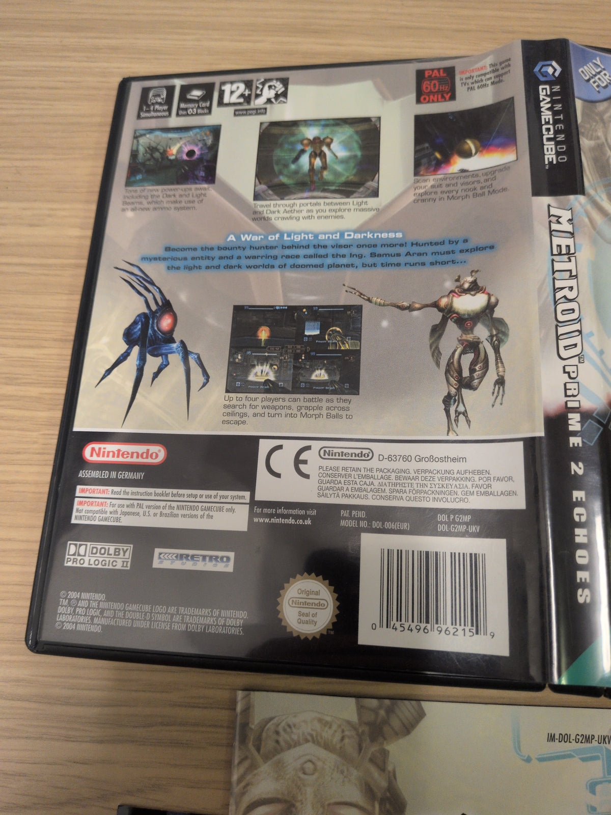 Metroid Prime 2 Echoes Nintendo GameCube game