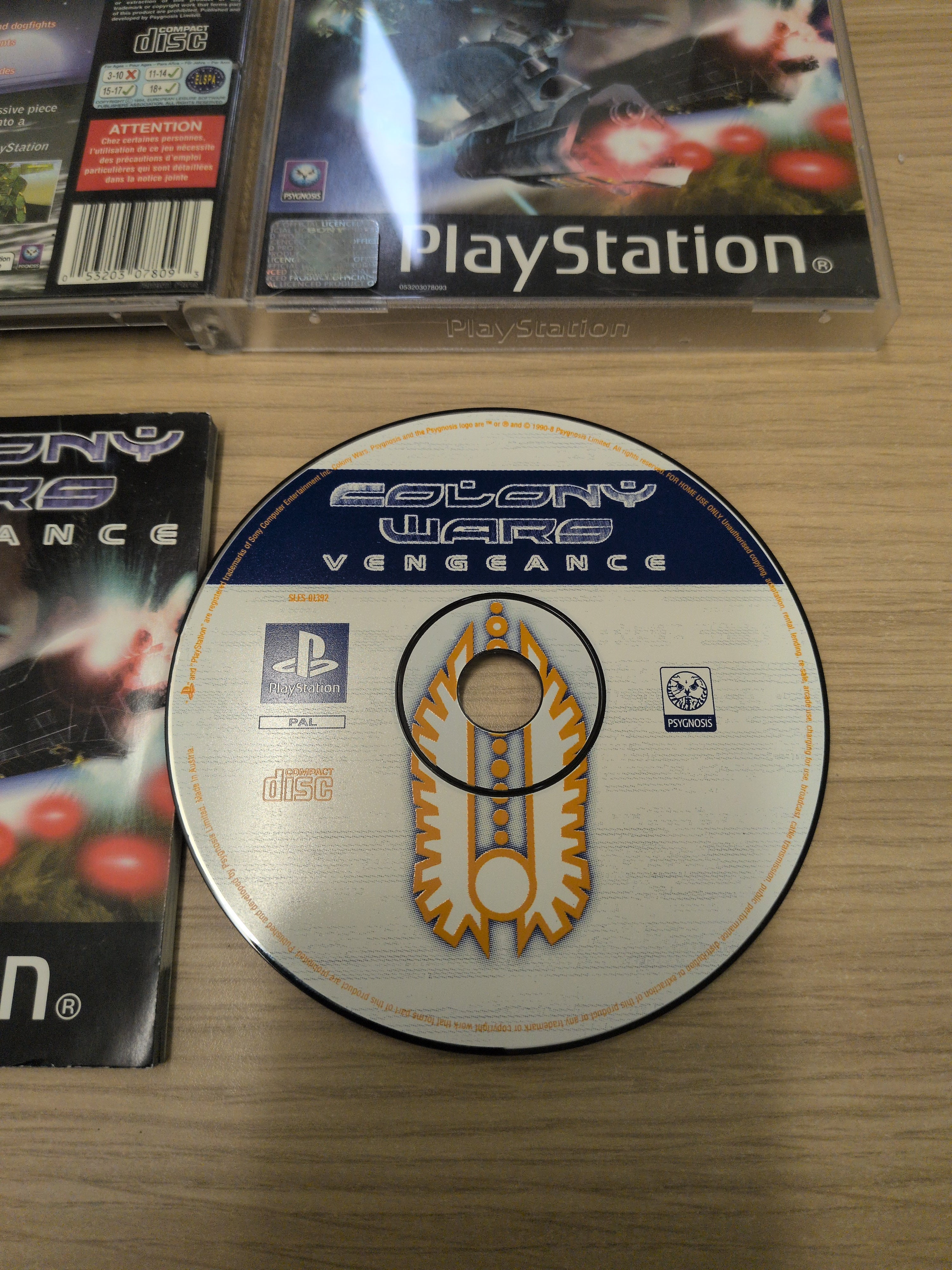 Colony Wars Vengeance Sony PS1 game