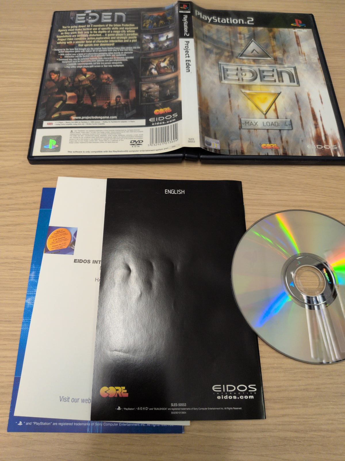 Project Eden Sony PS2 game