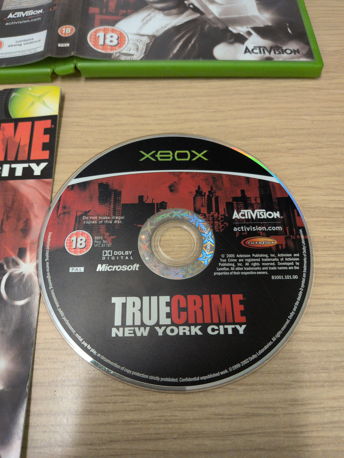 True Crime: New York City original Xbox game