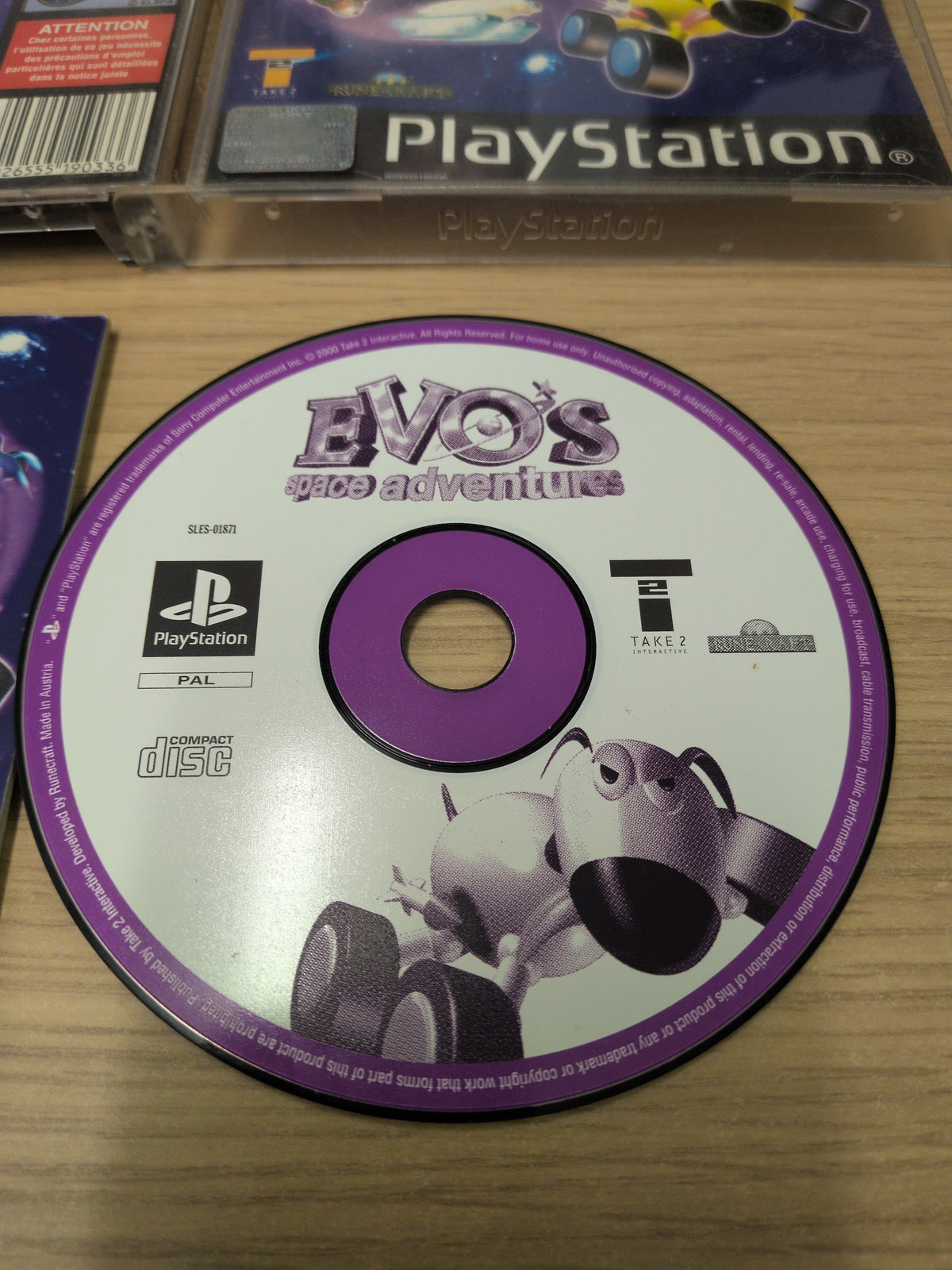 Evo's Space Adventures Sony PS1 game