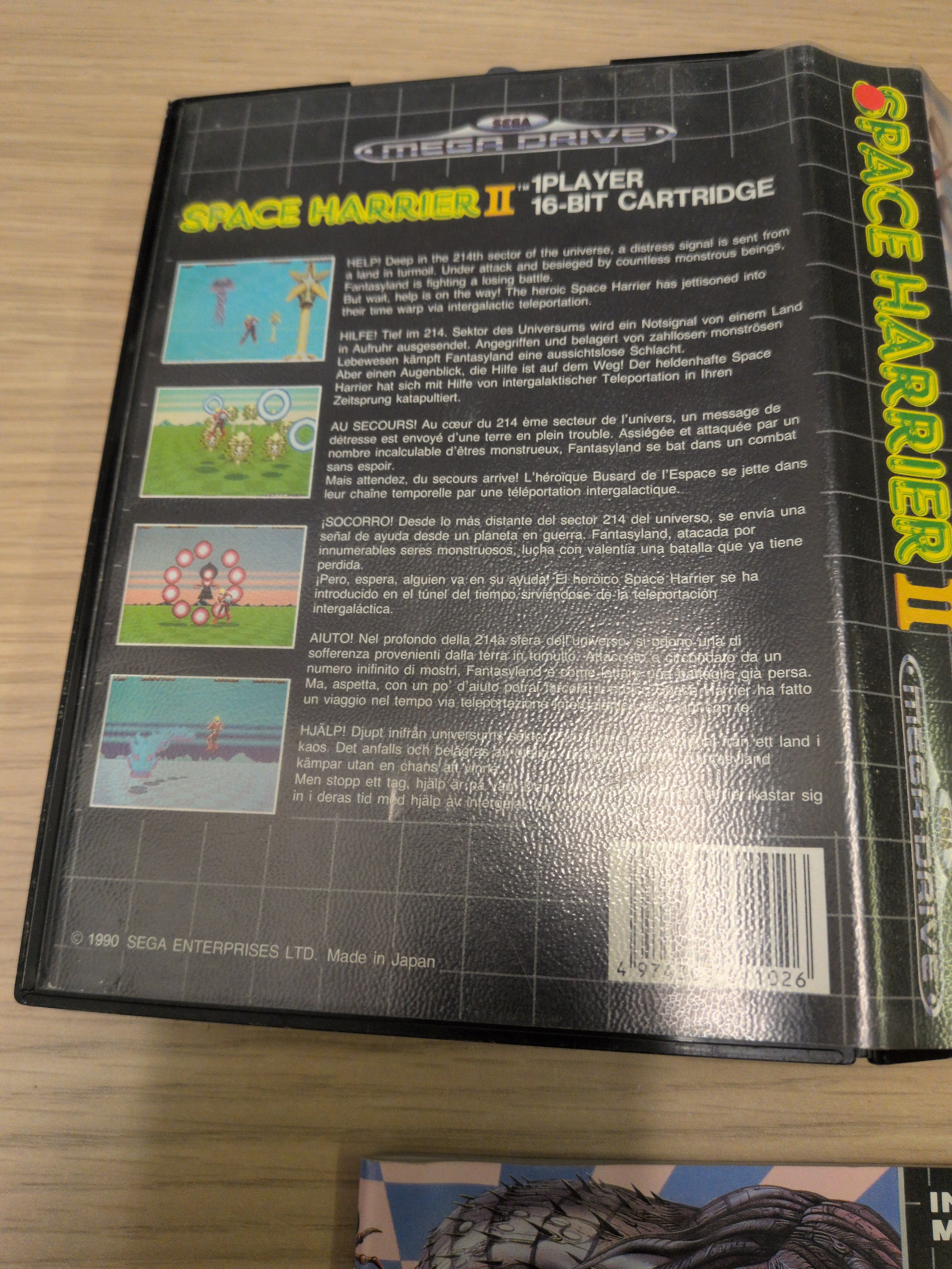Space Harrier II Sega Mega Drive game