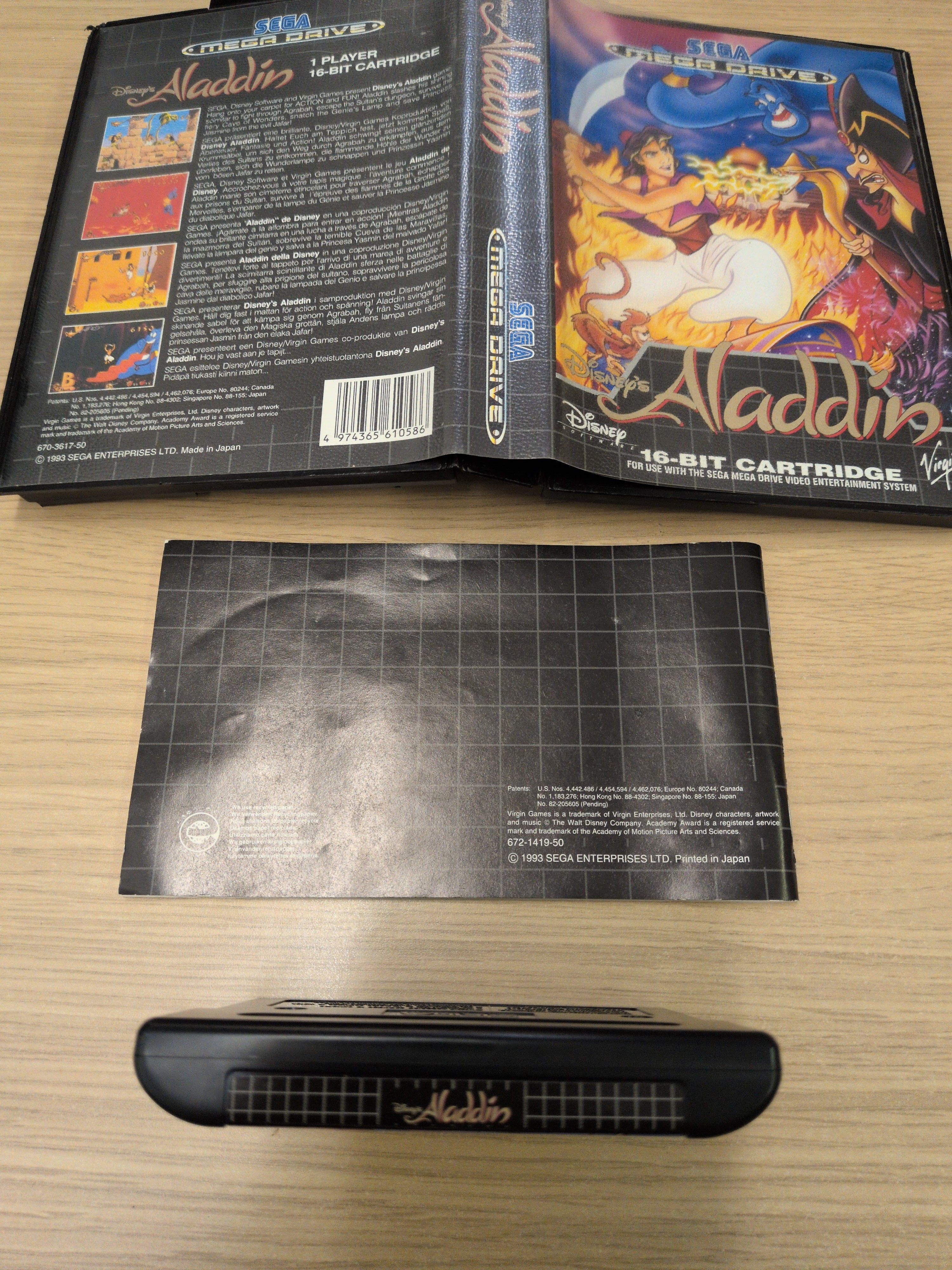 Aladdin (Disney's) Sega Mega Drive game