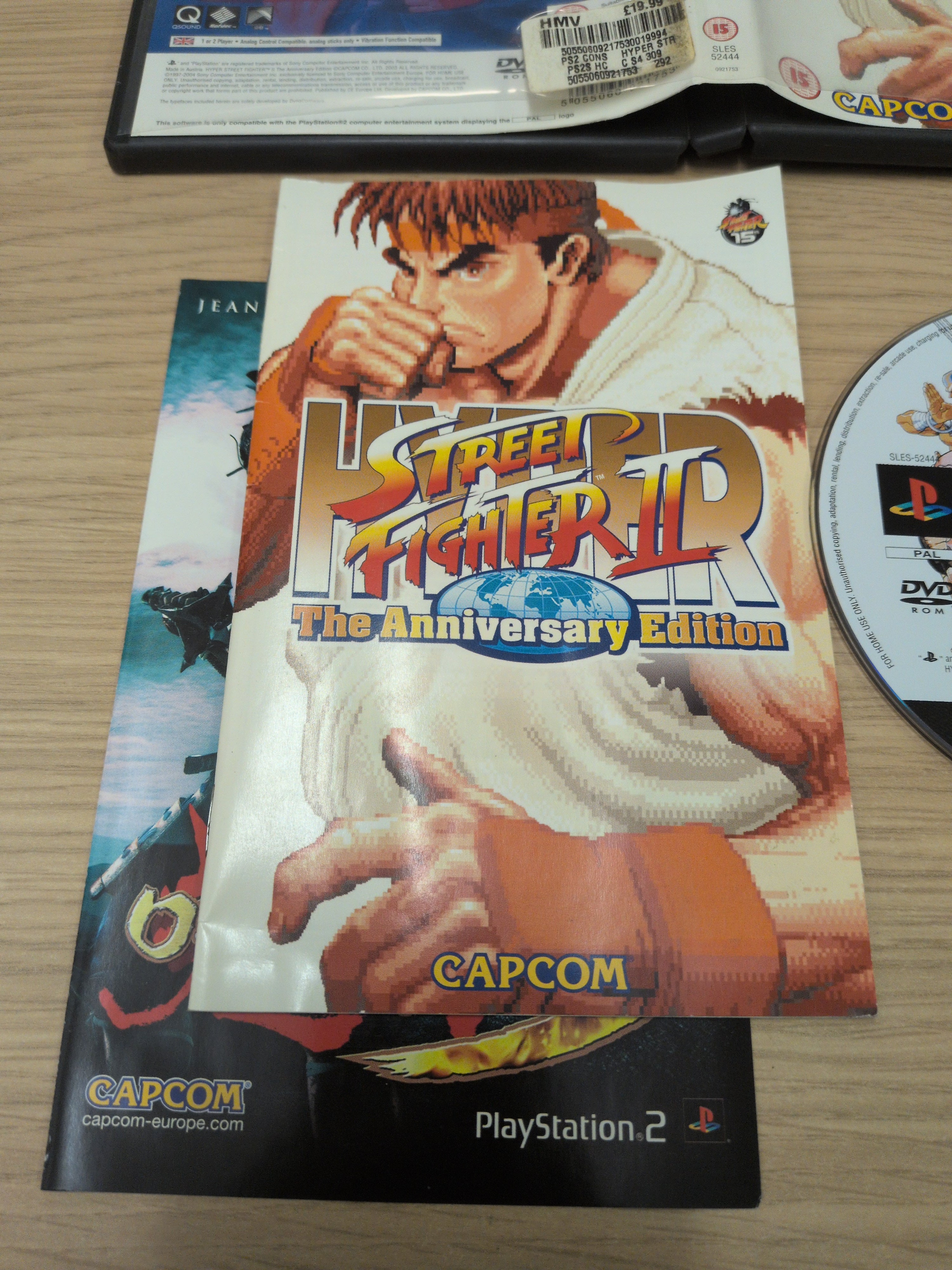 Hyper Street Fighter II Sony PS2 game