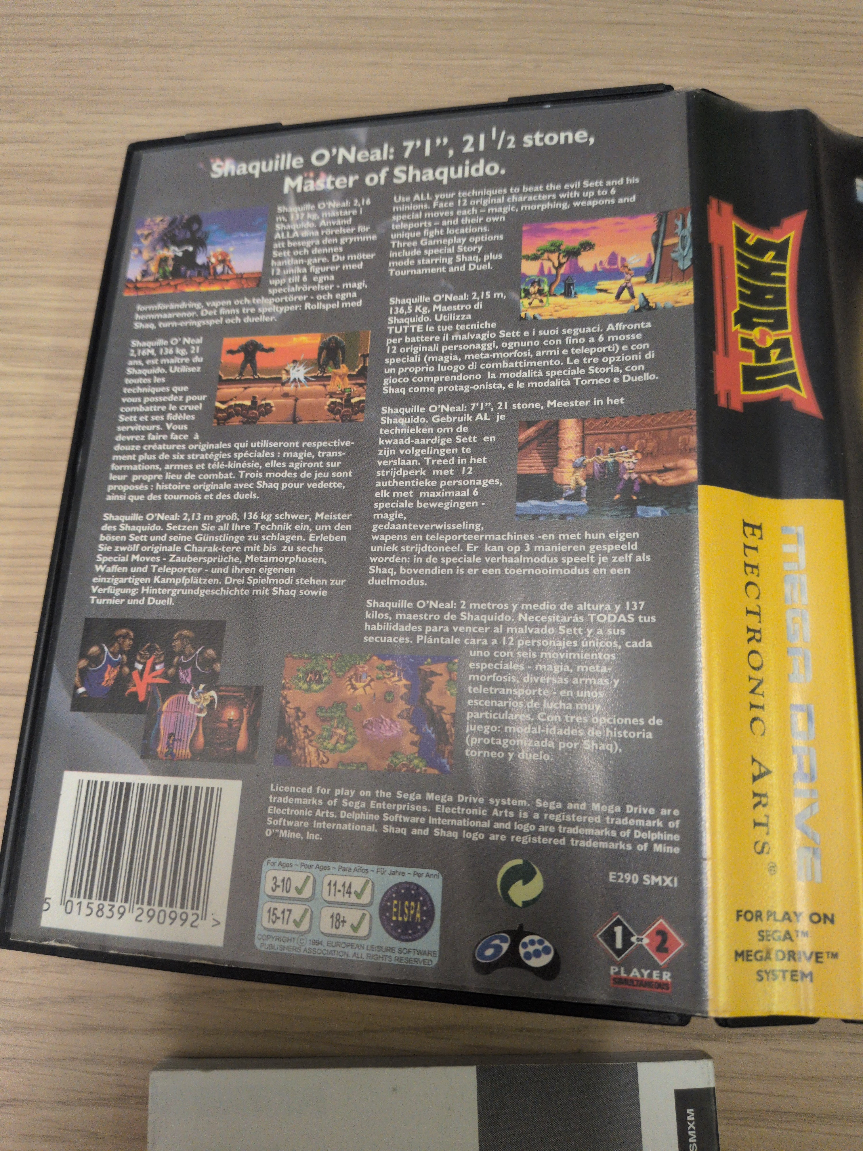 Shaq-Fu Sega Mega Drive game