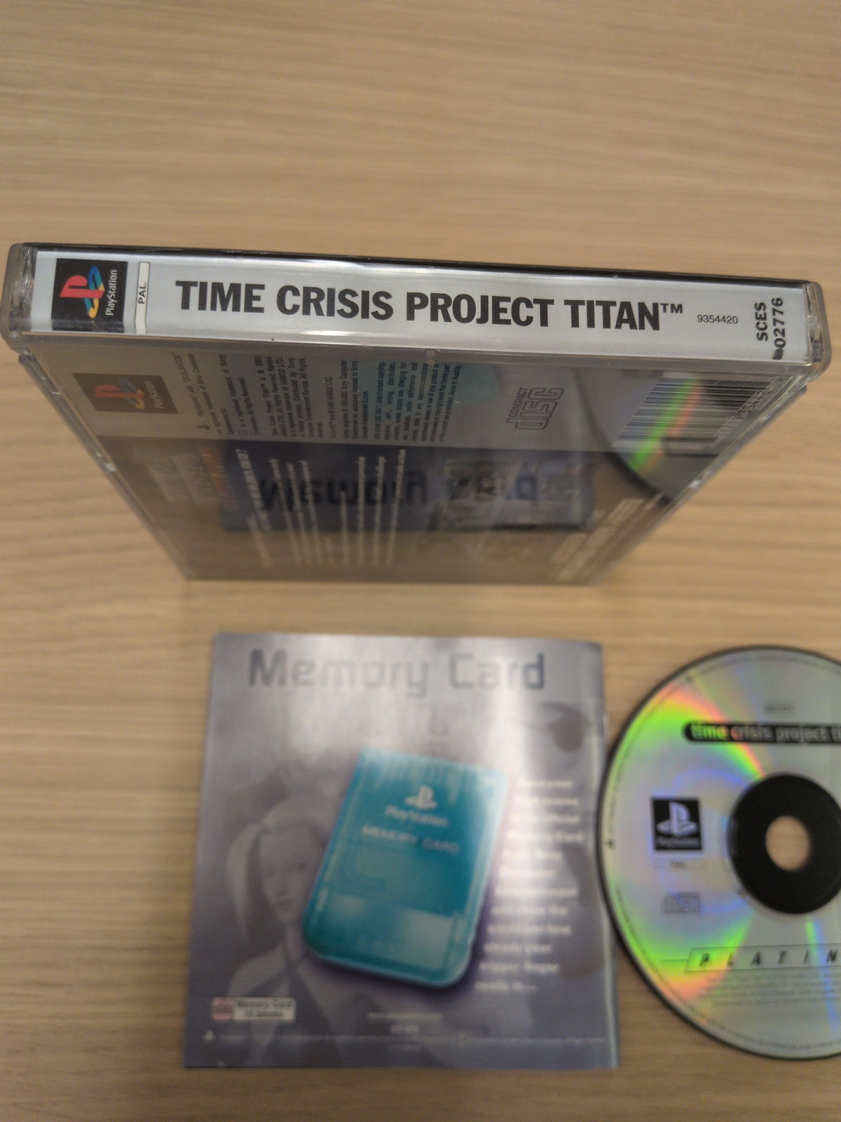 Time Crisis Project Titan Platinum Sony PS1 game