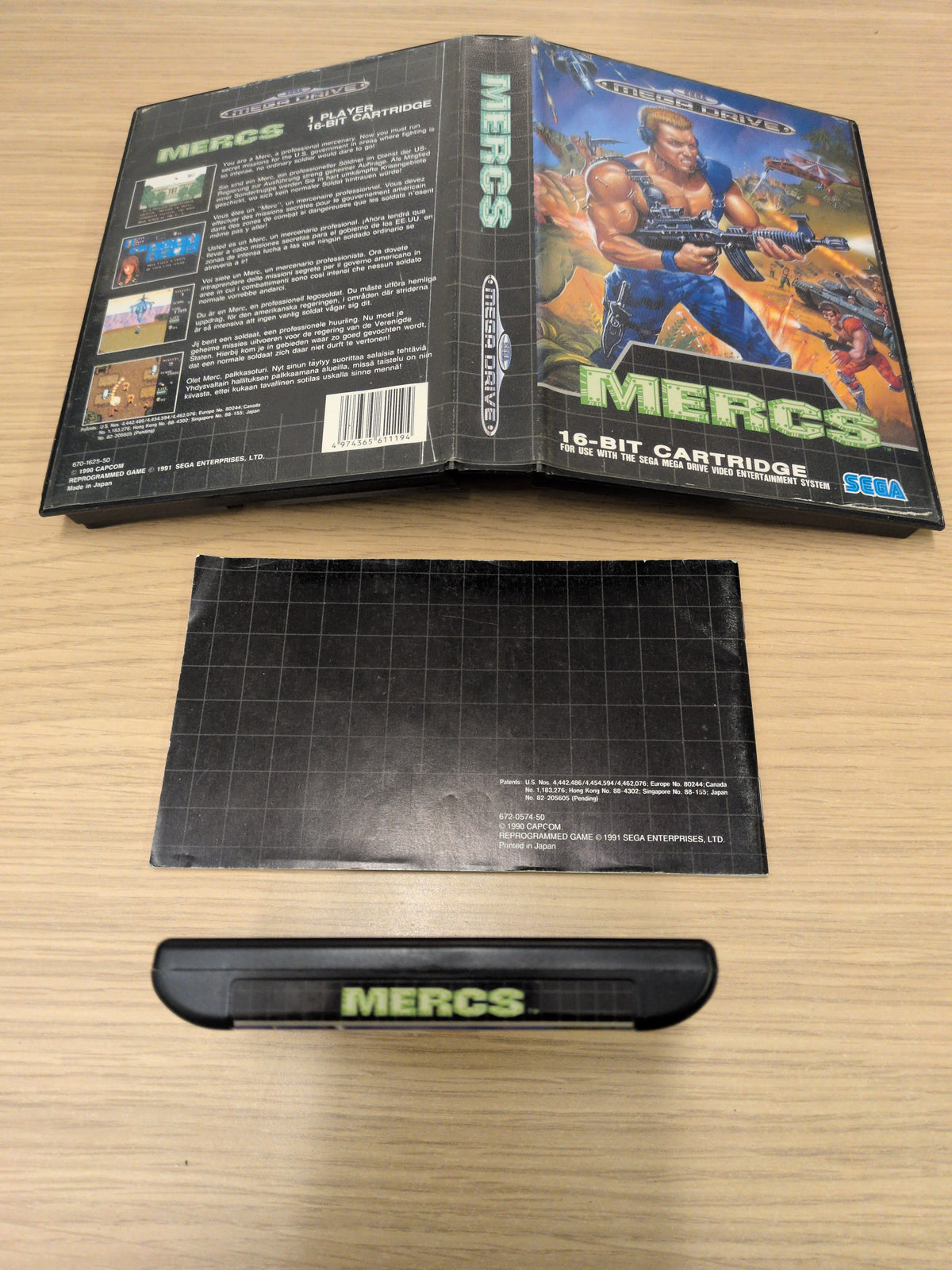 Mercs Sega Mega Drive game