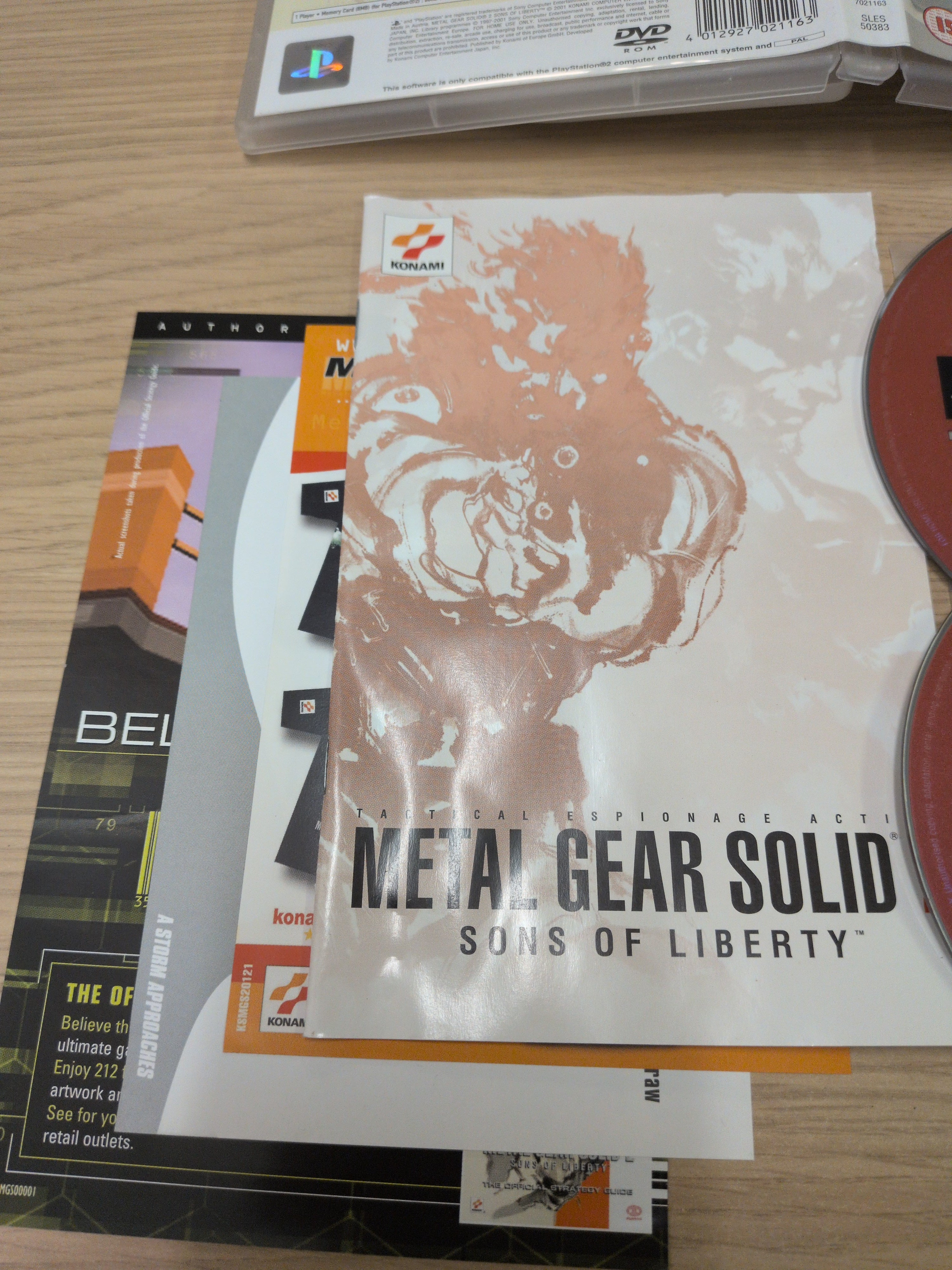 Metal Gear Solid 2: Sons of Liberty Sony PS2 game