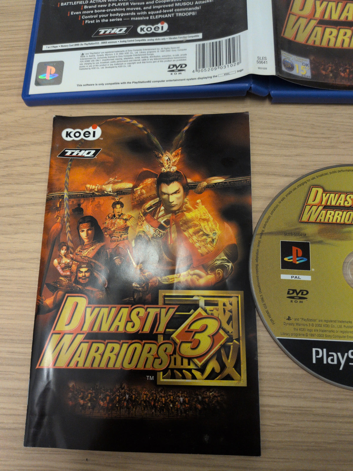 Dynasty Warriors 3 Sony PS2 game