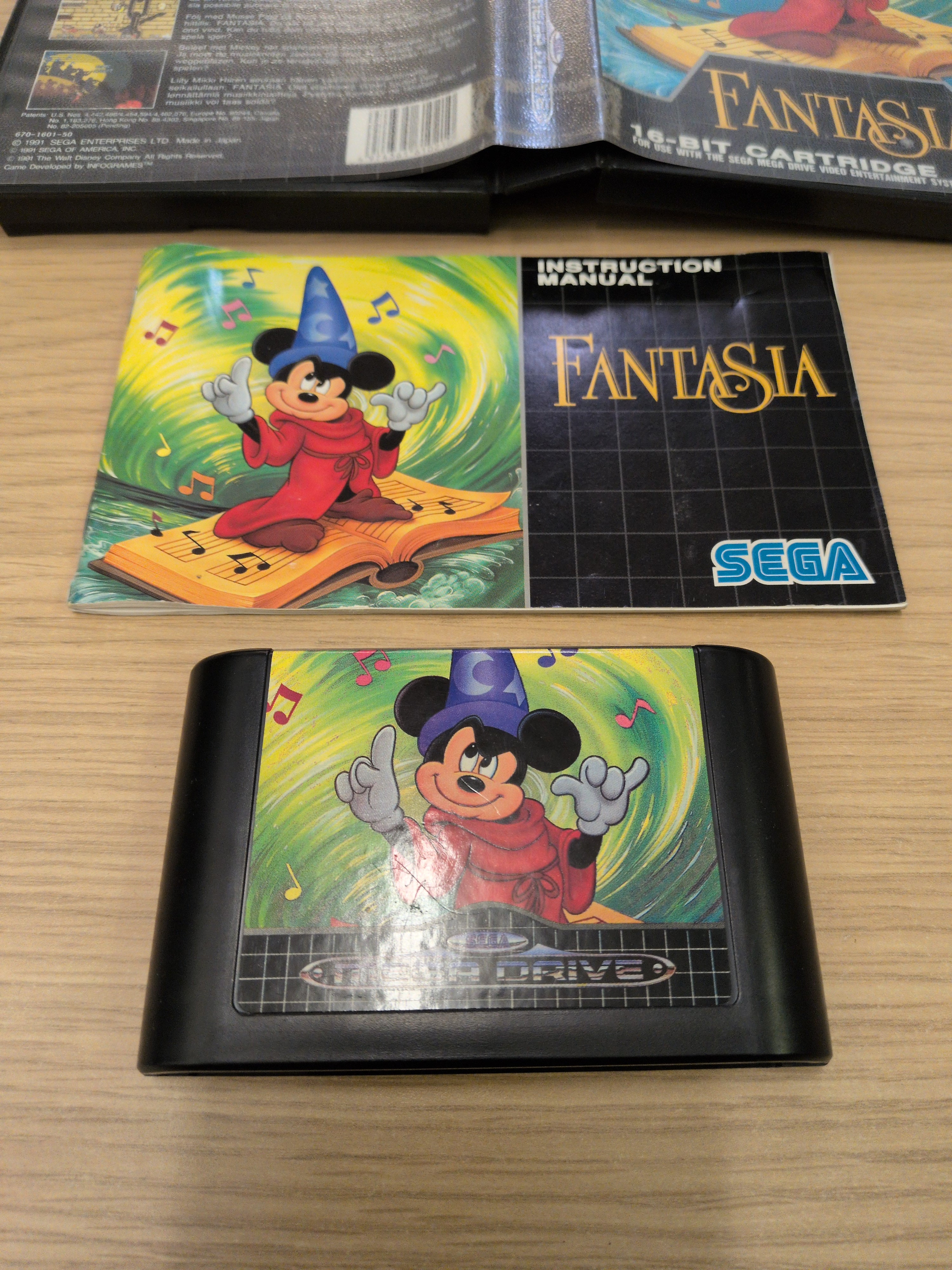 Fantasia (Disney's) Sega Mega Drive Disney game
