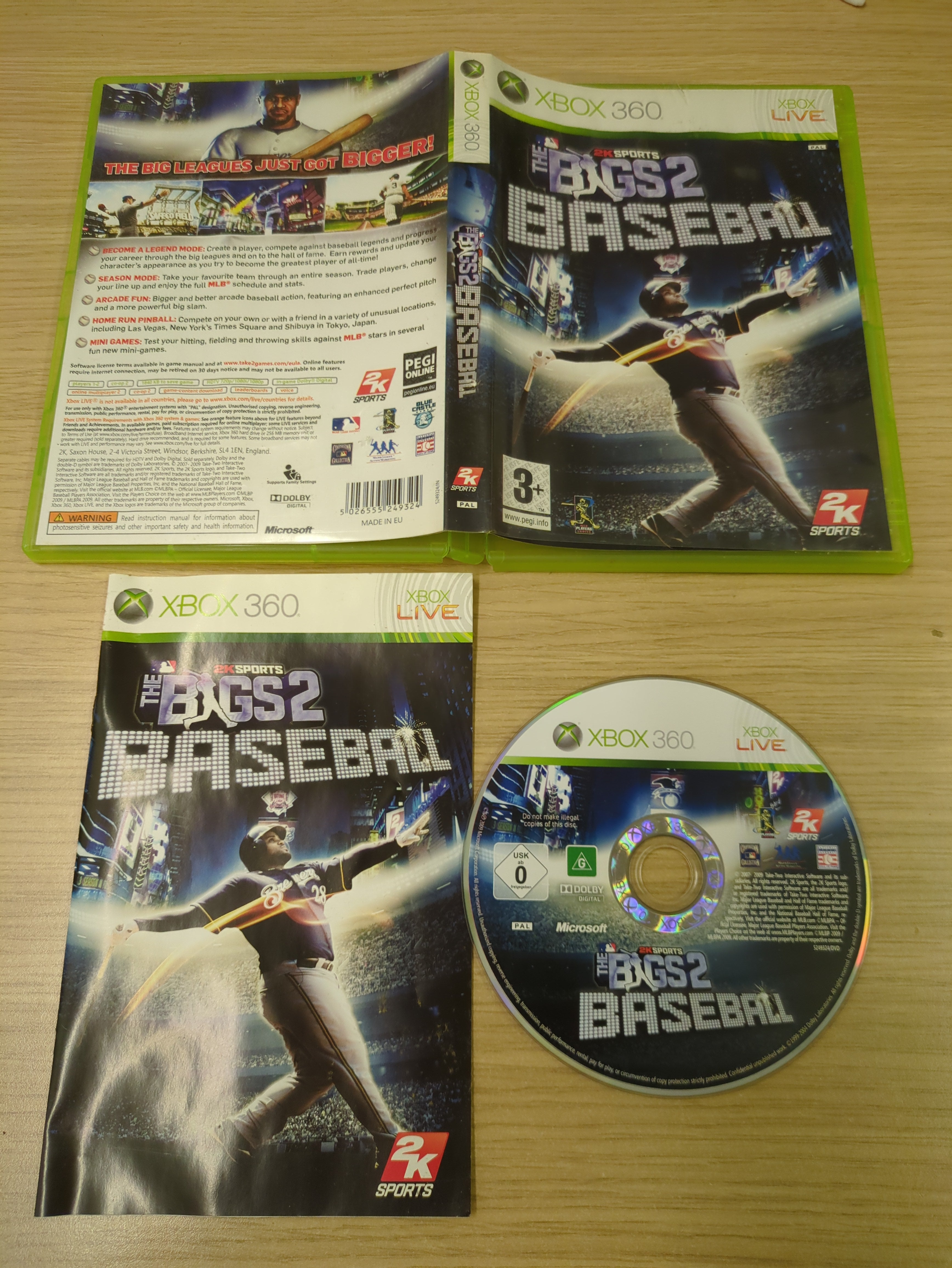 The Bigs 2 Baseball Xbox 360 game