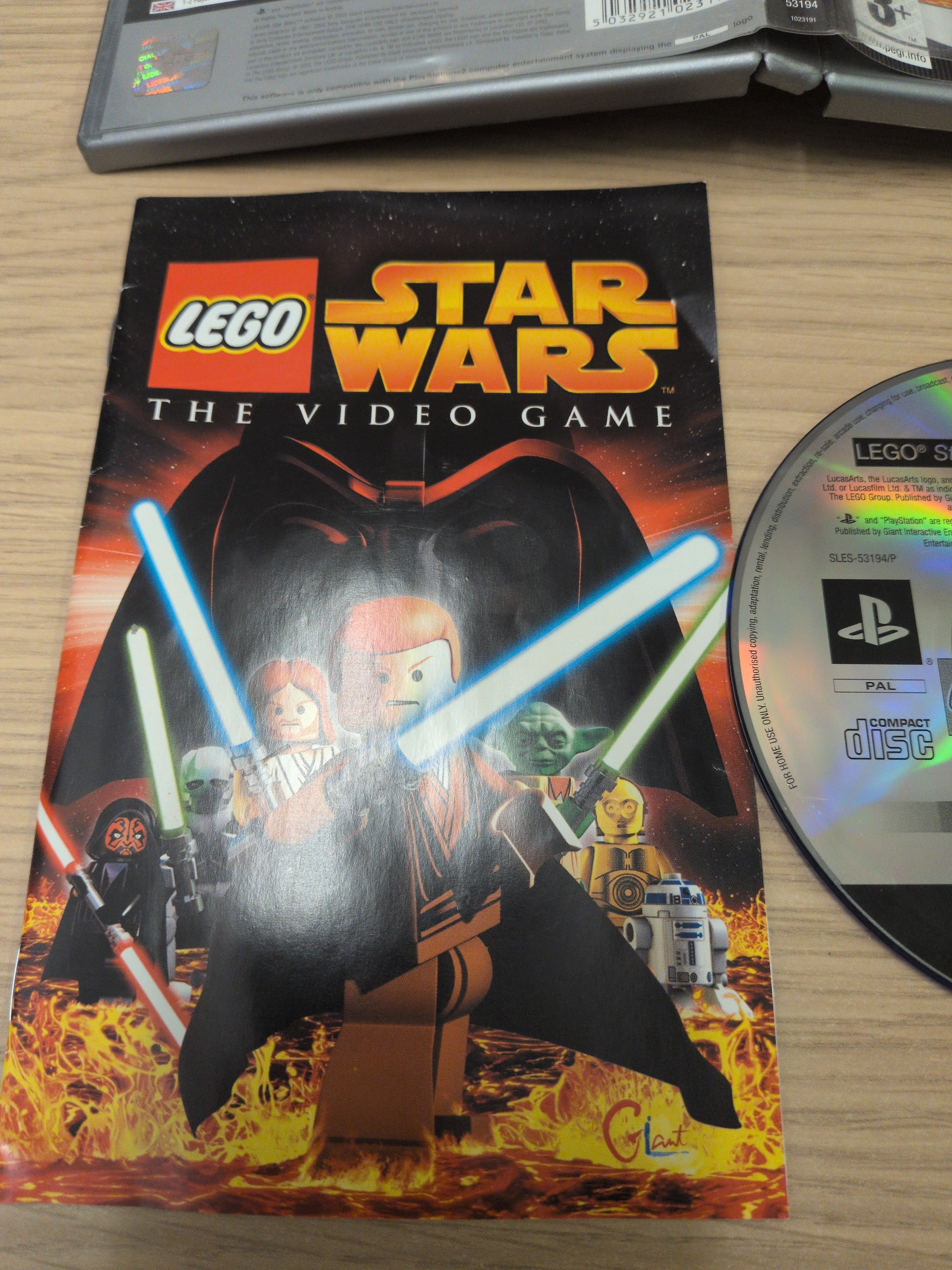 LEGO Star Wars The Video Game Platinum Sony PS2 game