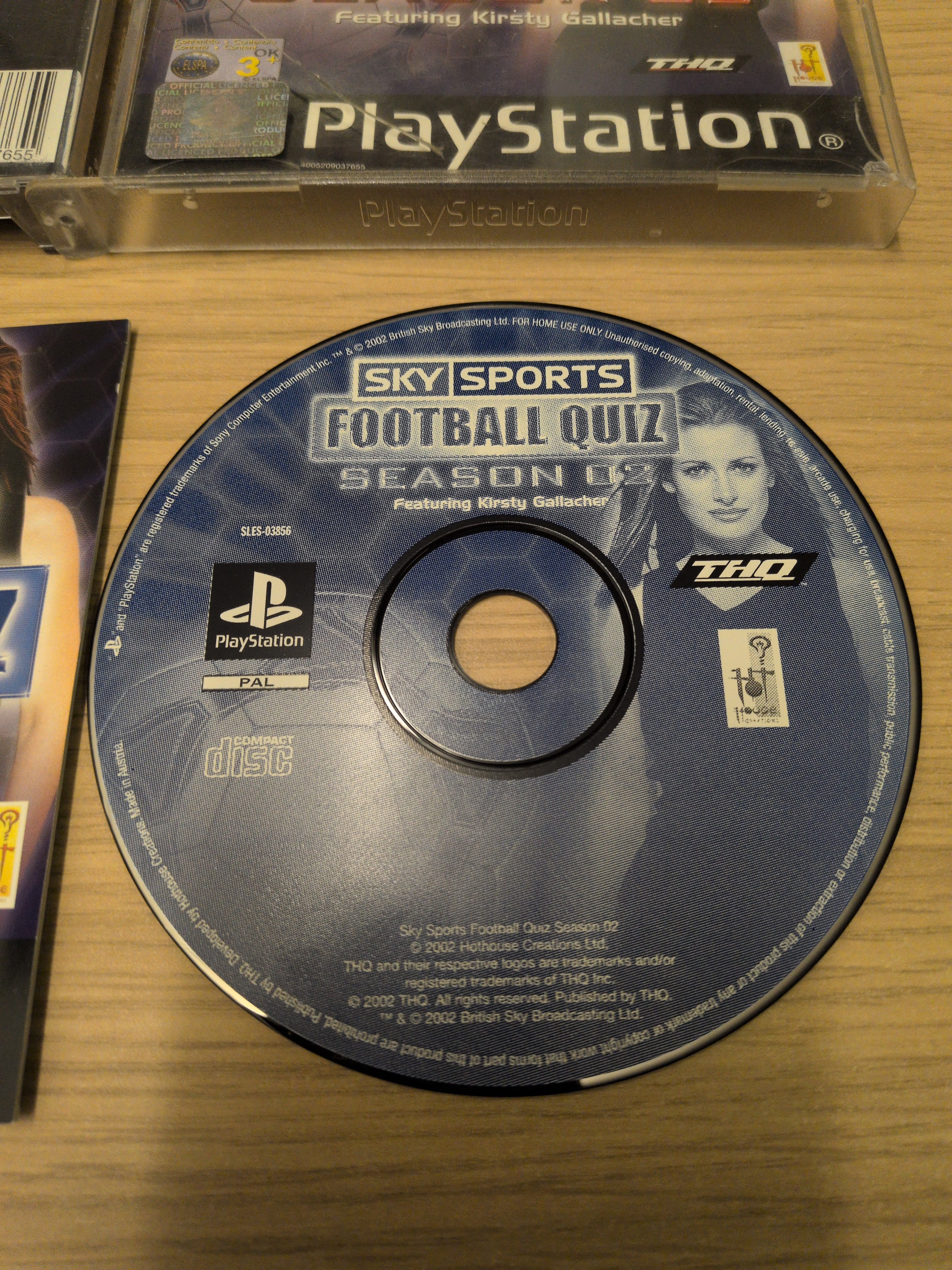 Sky Sports Football Quiz Season 02 Sony PS1 game