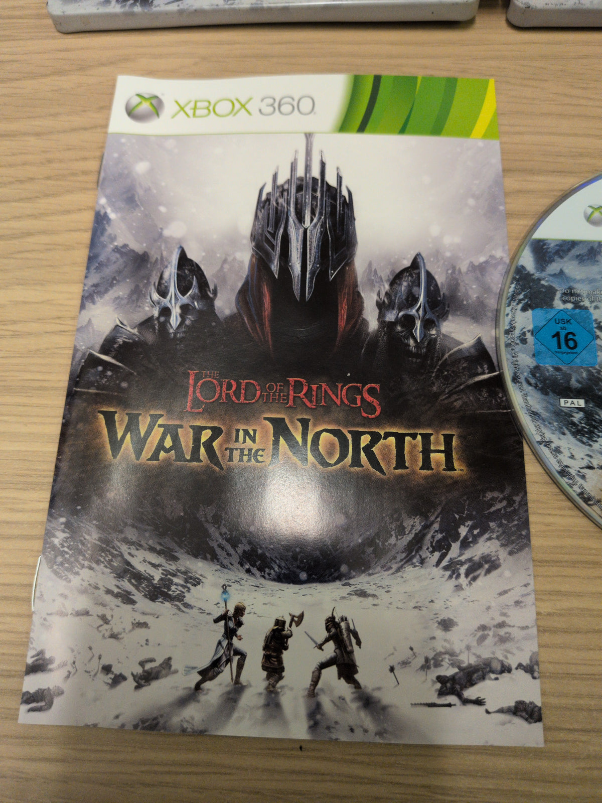The Lord of The Rings War In The North Steelbook Xbox 360 game
