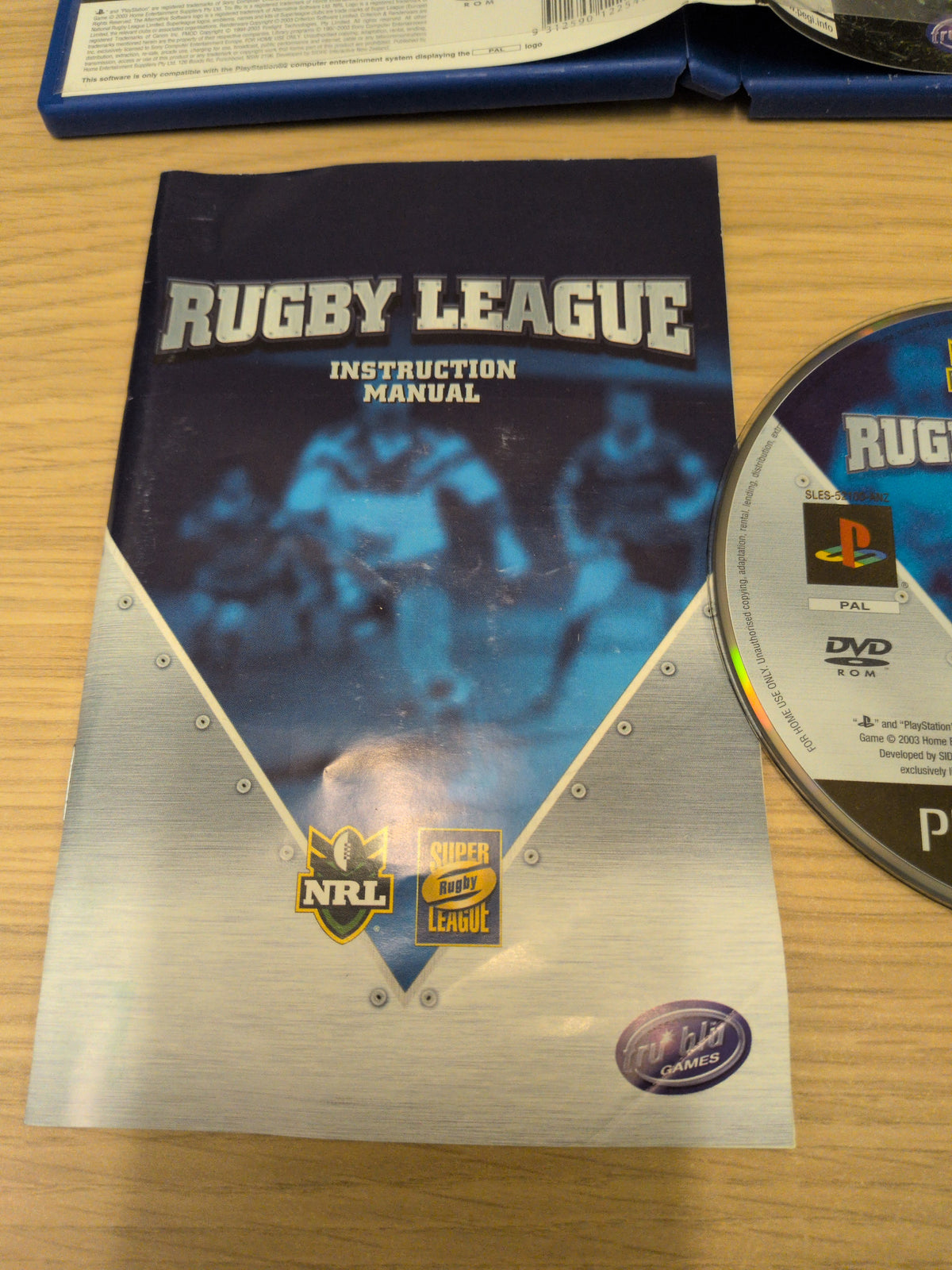 Rugby League Sony PS2 game