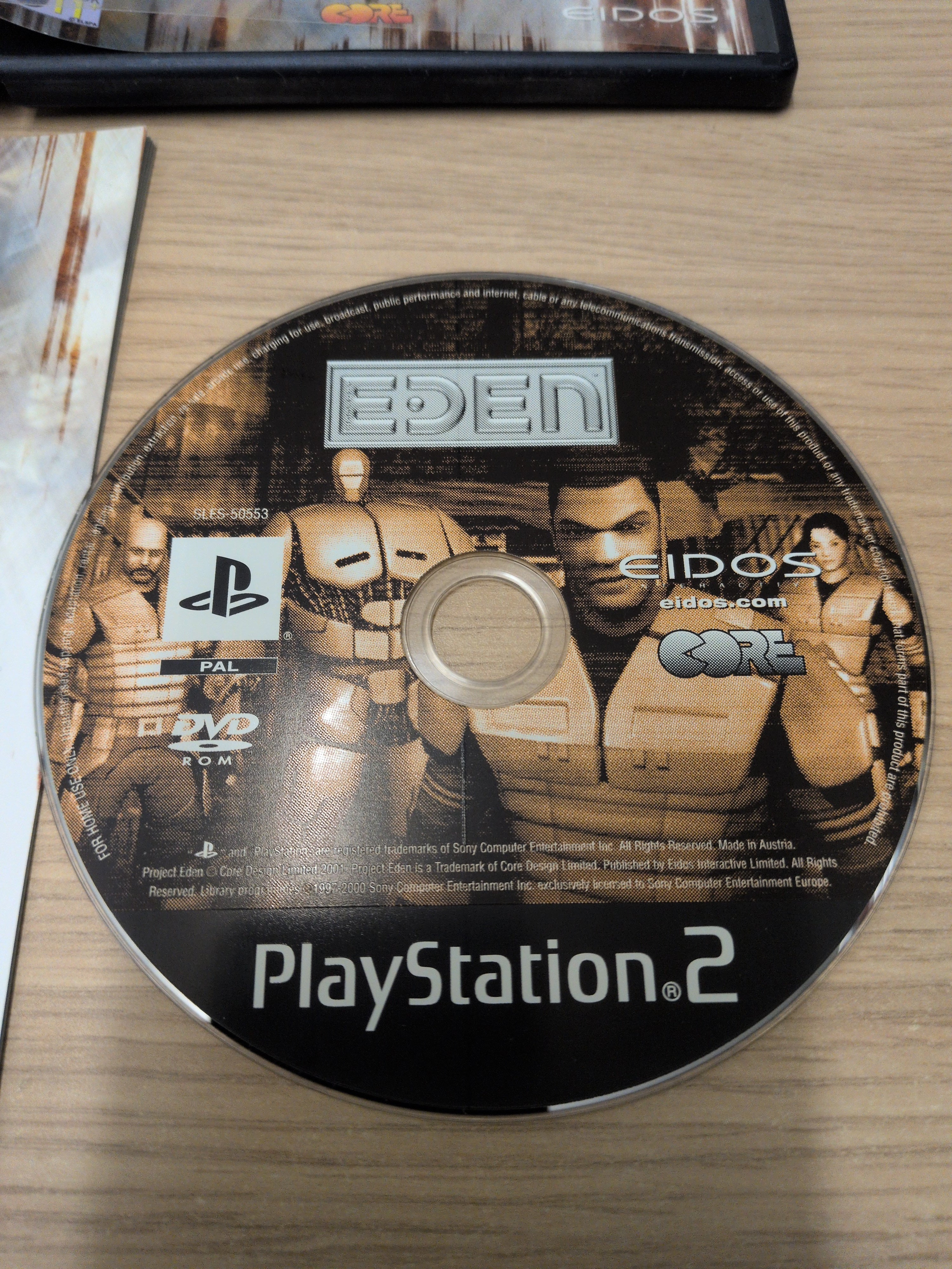 Project Eden Sony PS2 game