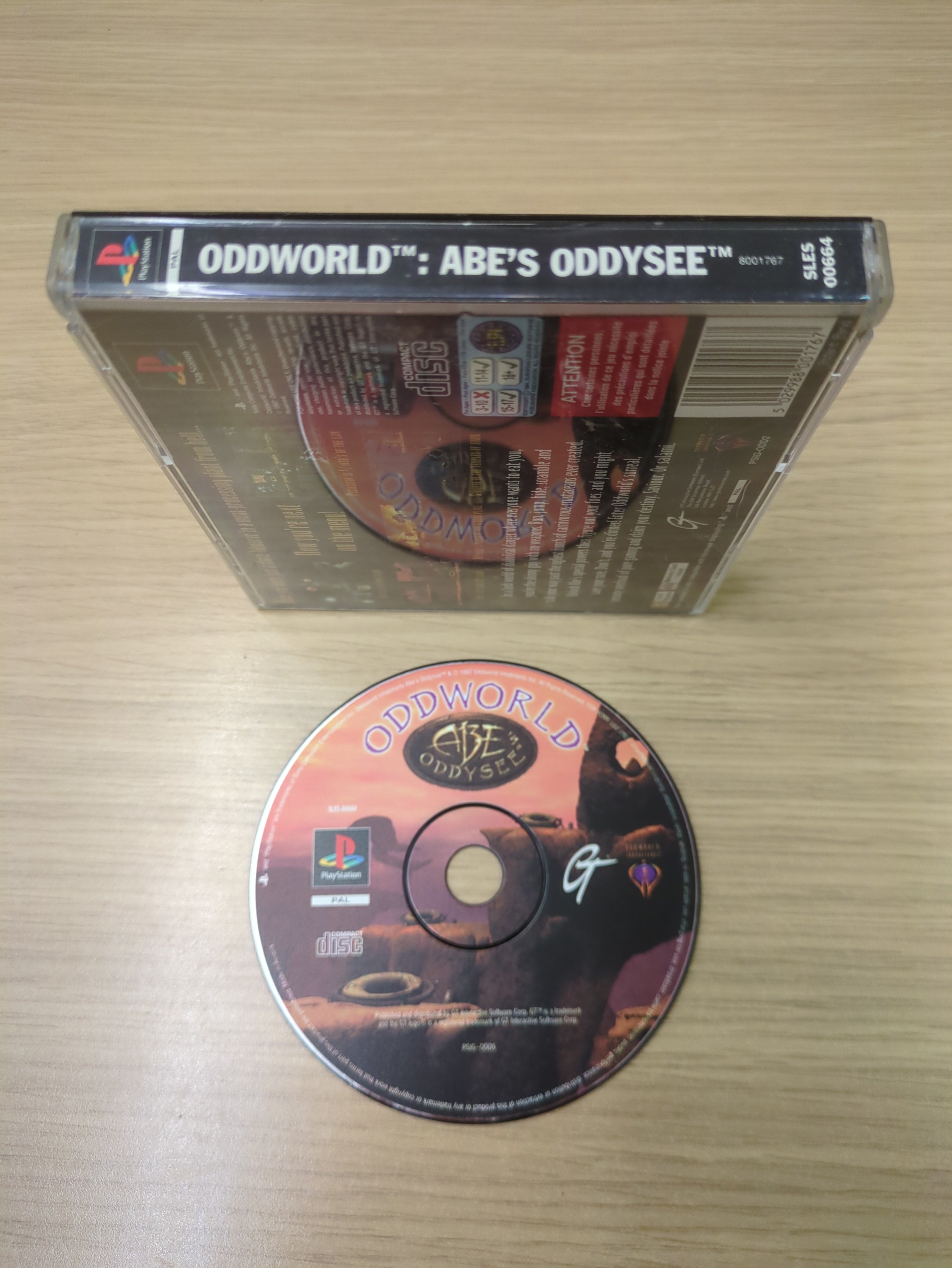 Oddworld Abe's Oddysee Sony PS1 game