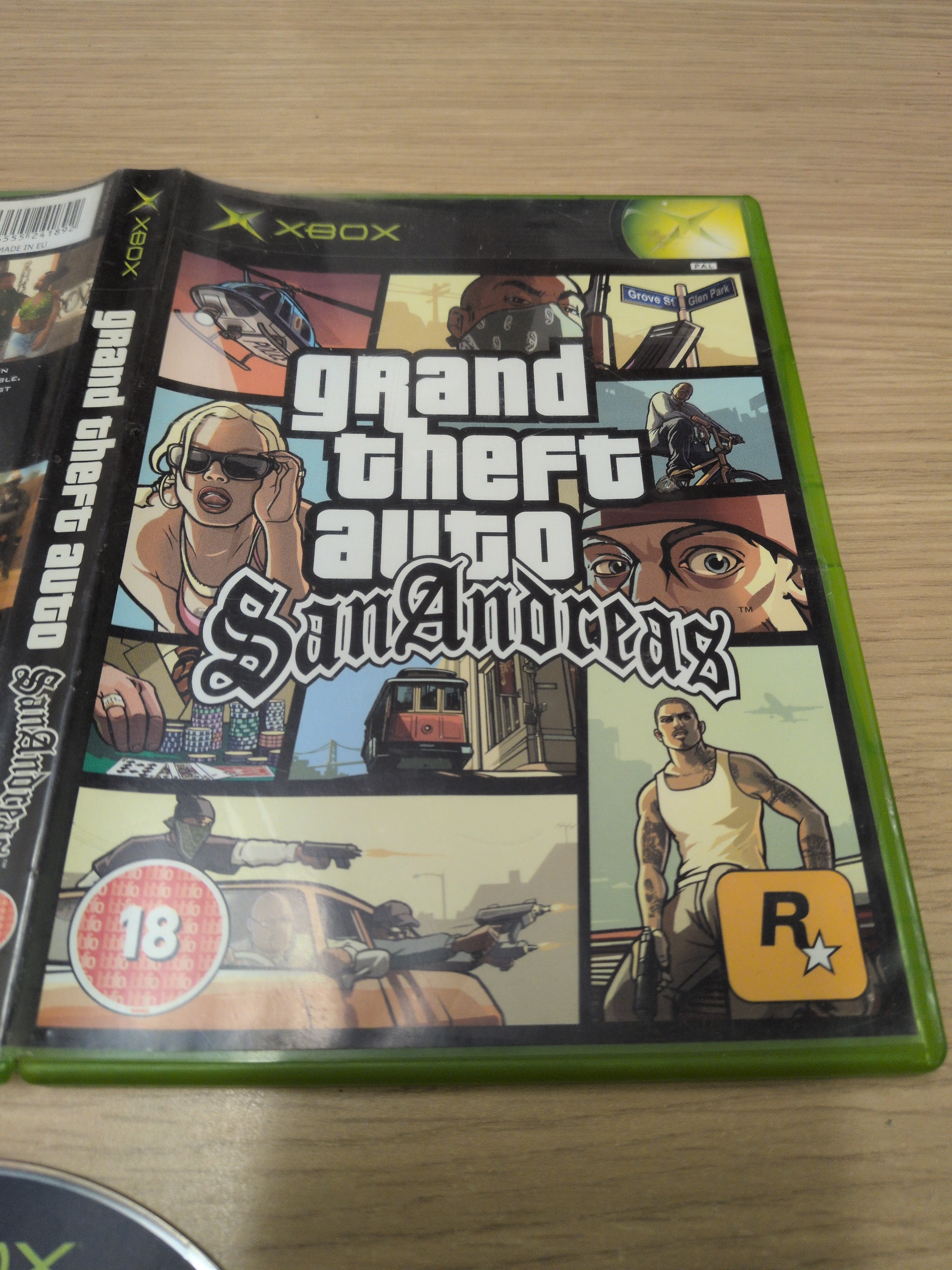 Grand Theft Auto: San Andreas original Xbox game