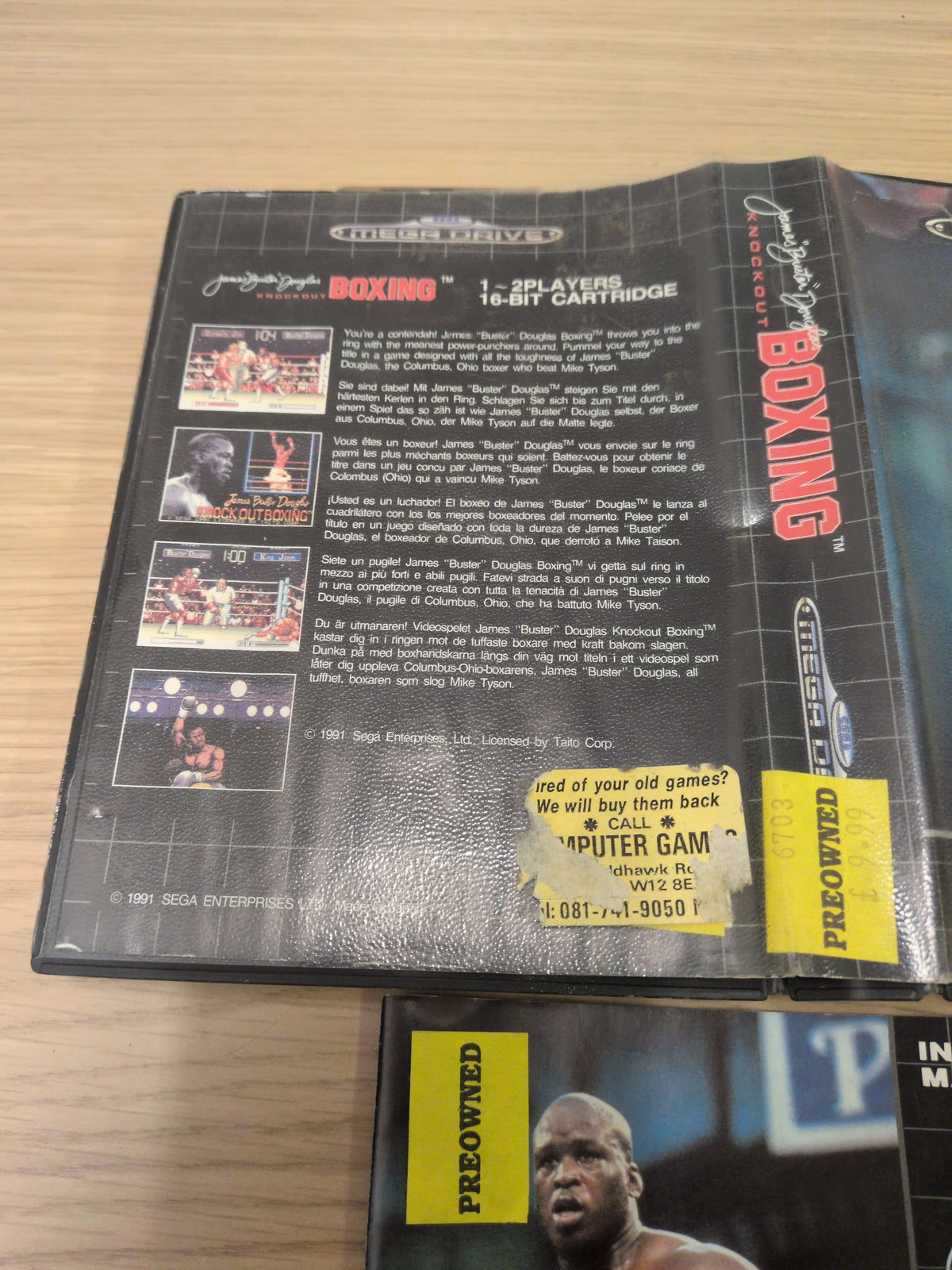 James 'Buster' Douglas Knockout Boxing Sega Mega Drive game