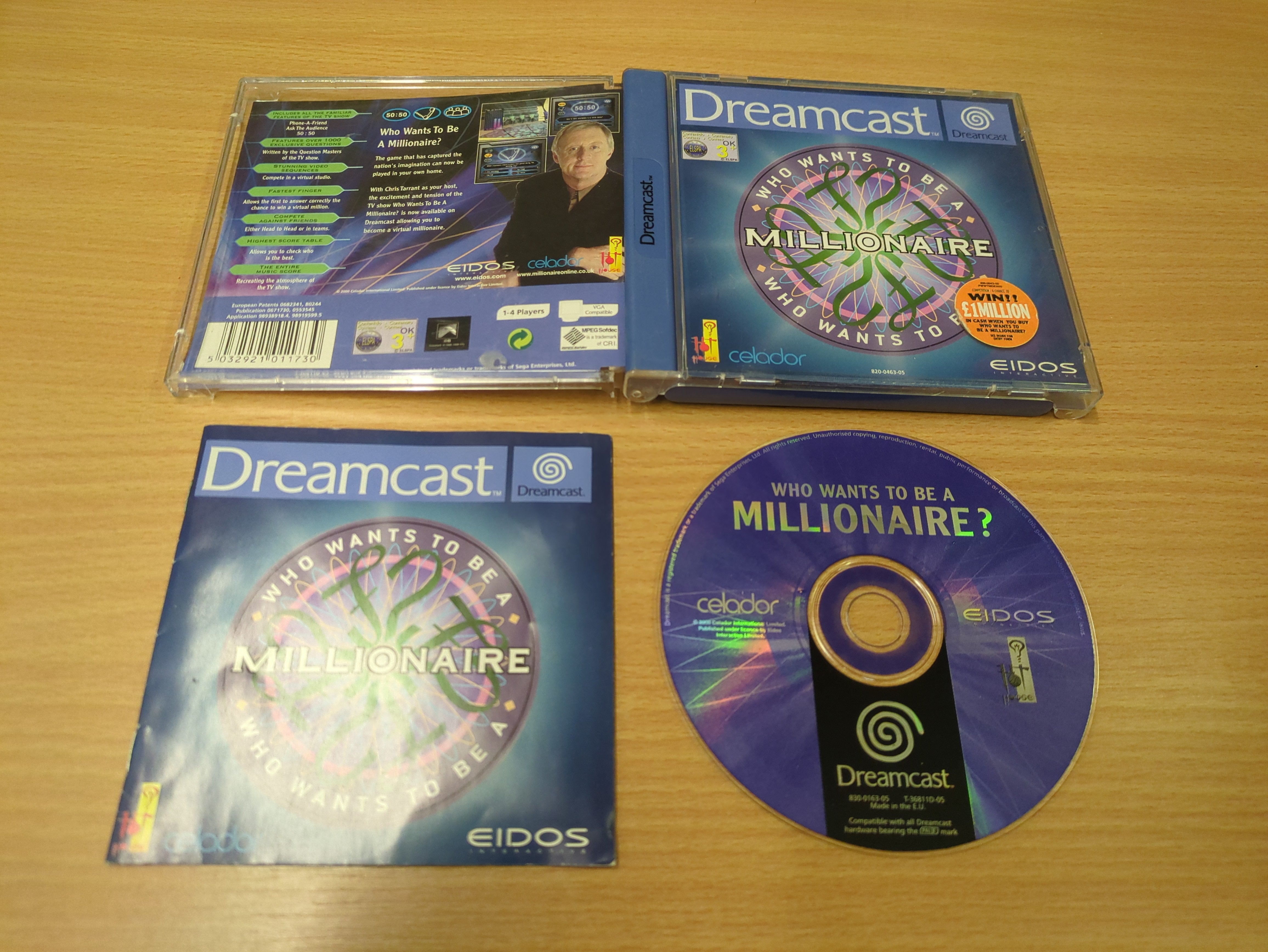Who Wants To Be A Millionaire? Sega Dreamcast game