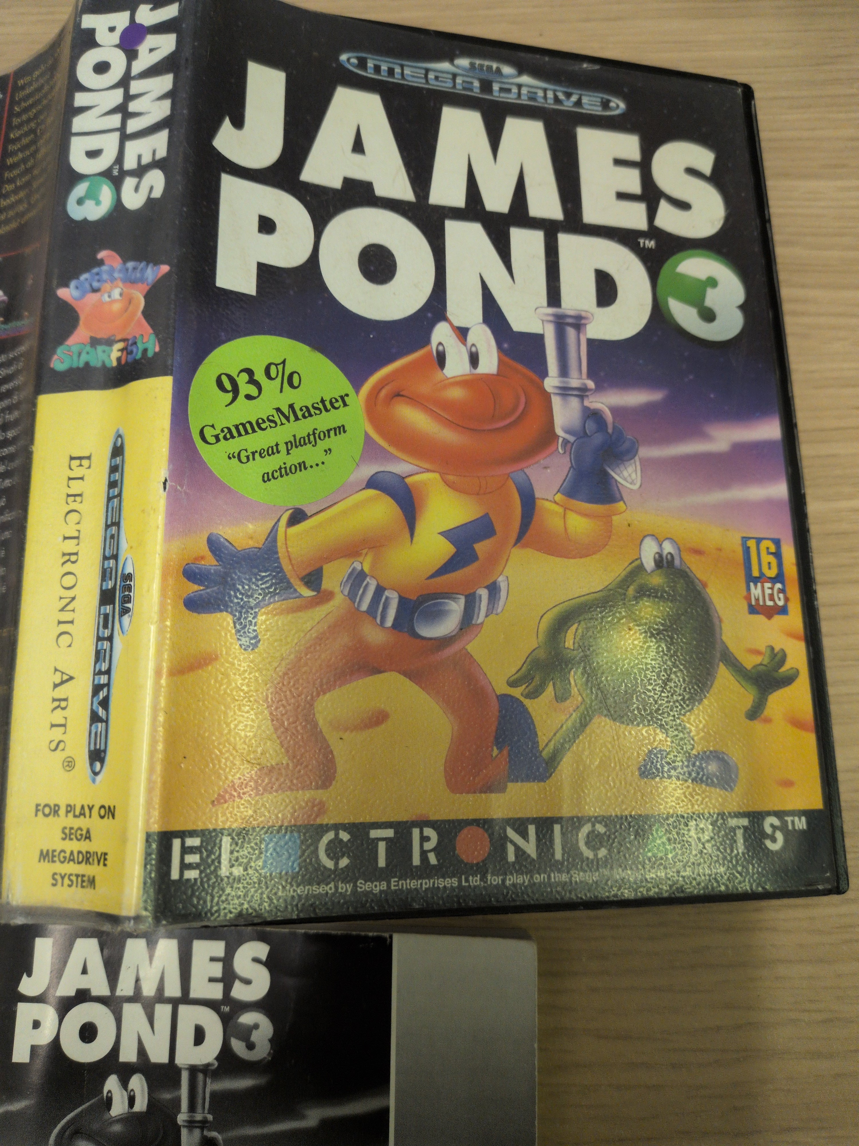 James Pond 3: Operation Starfish Sega Mega Drive game