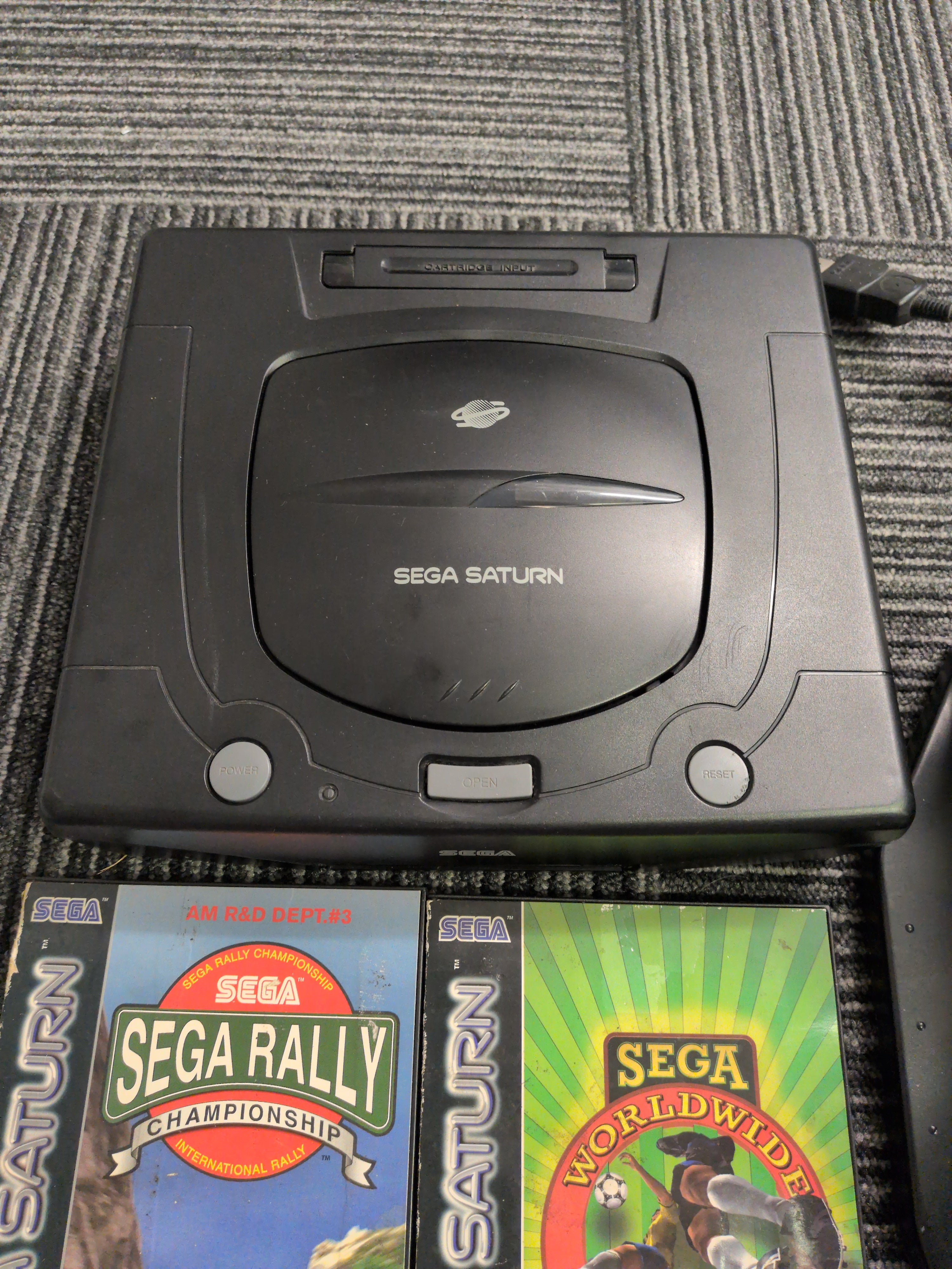Sega Saturn Model 2 Console with Games bundle
