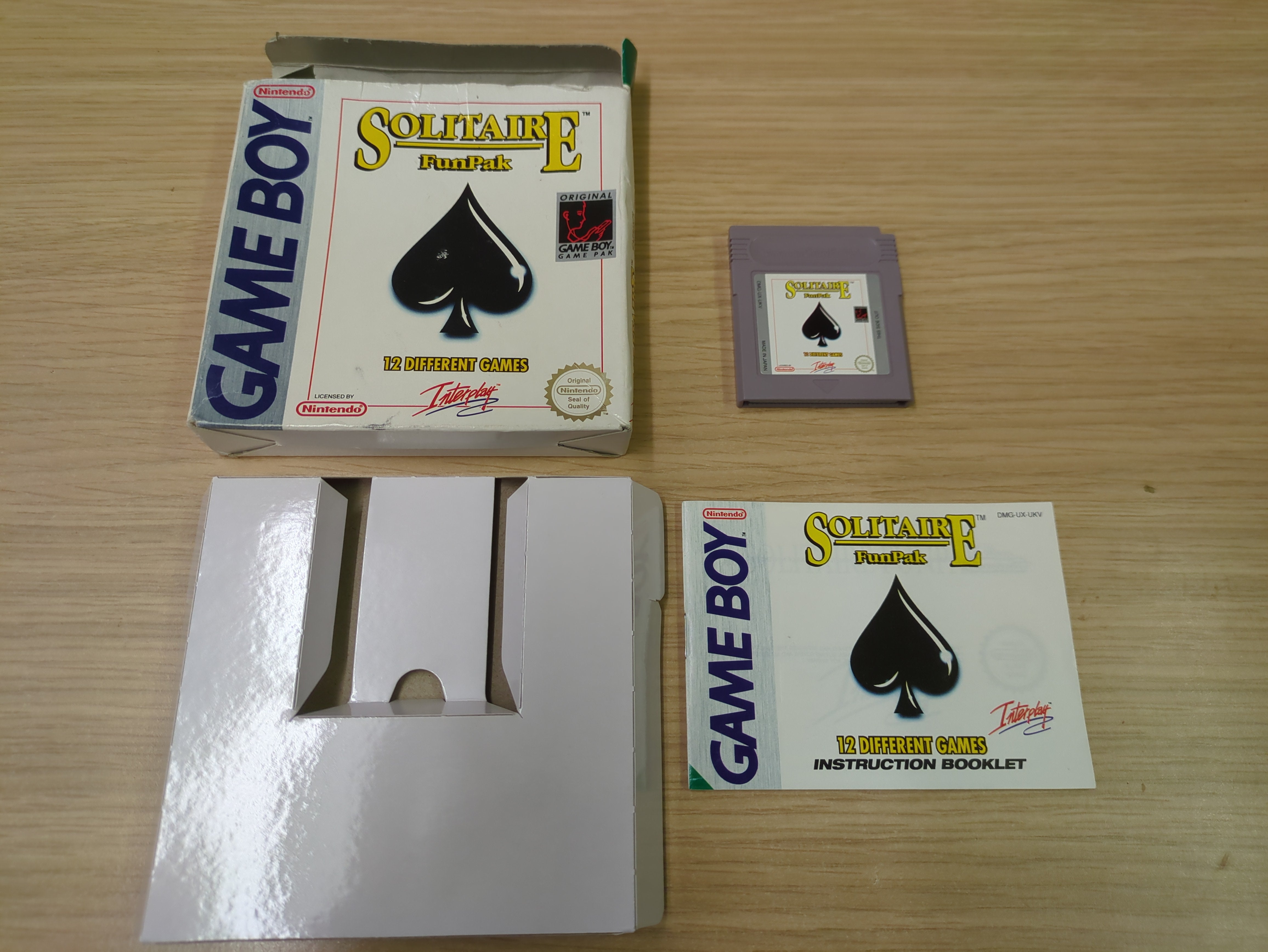 Solitaire FunPak Nintendo Game Boy