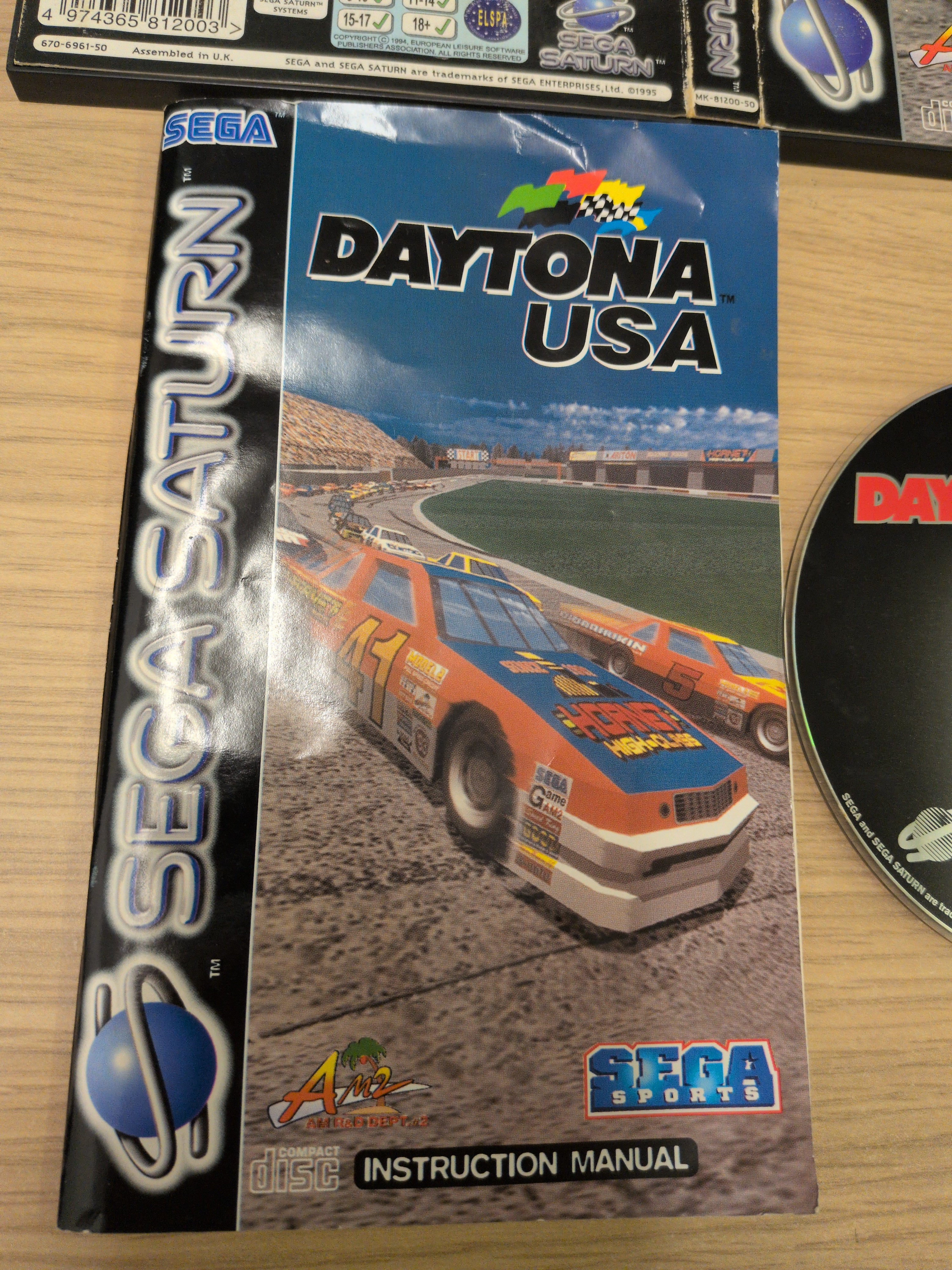 Daytona USA Sega Saturn game