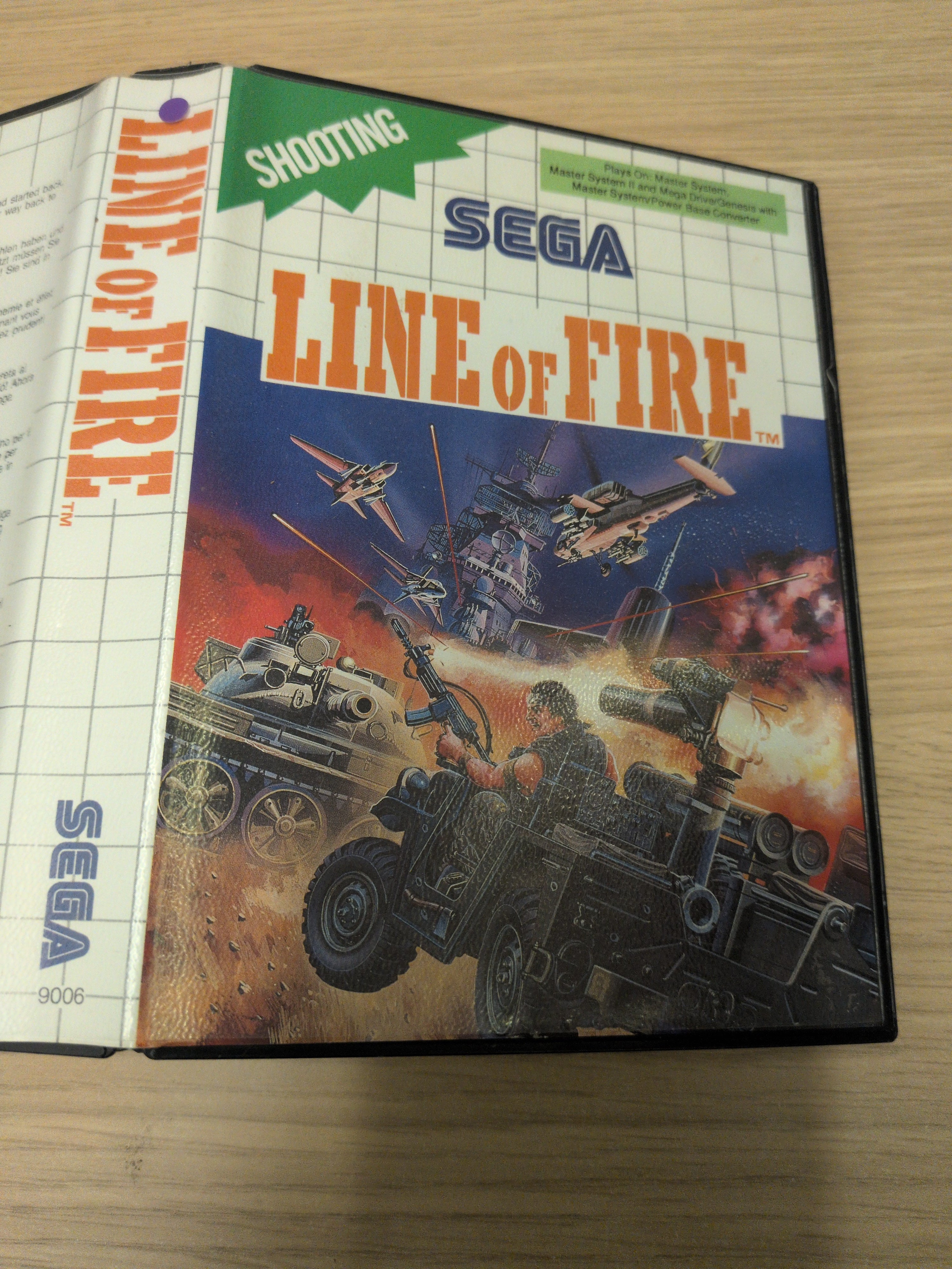 Line of Fire Sega Master System game